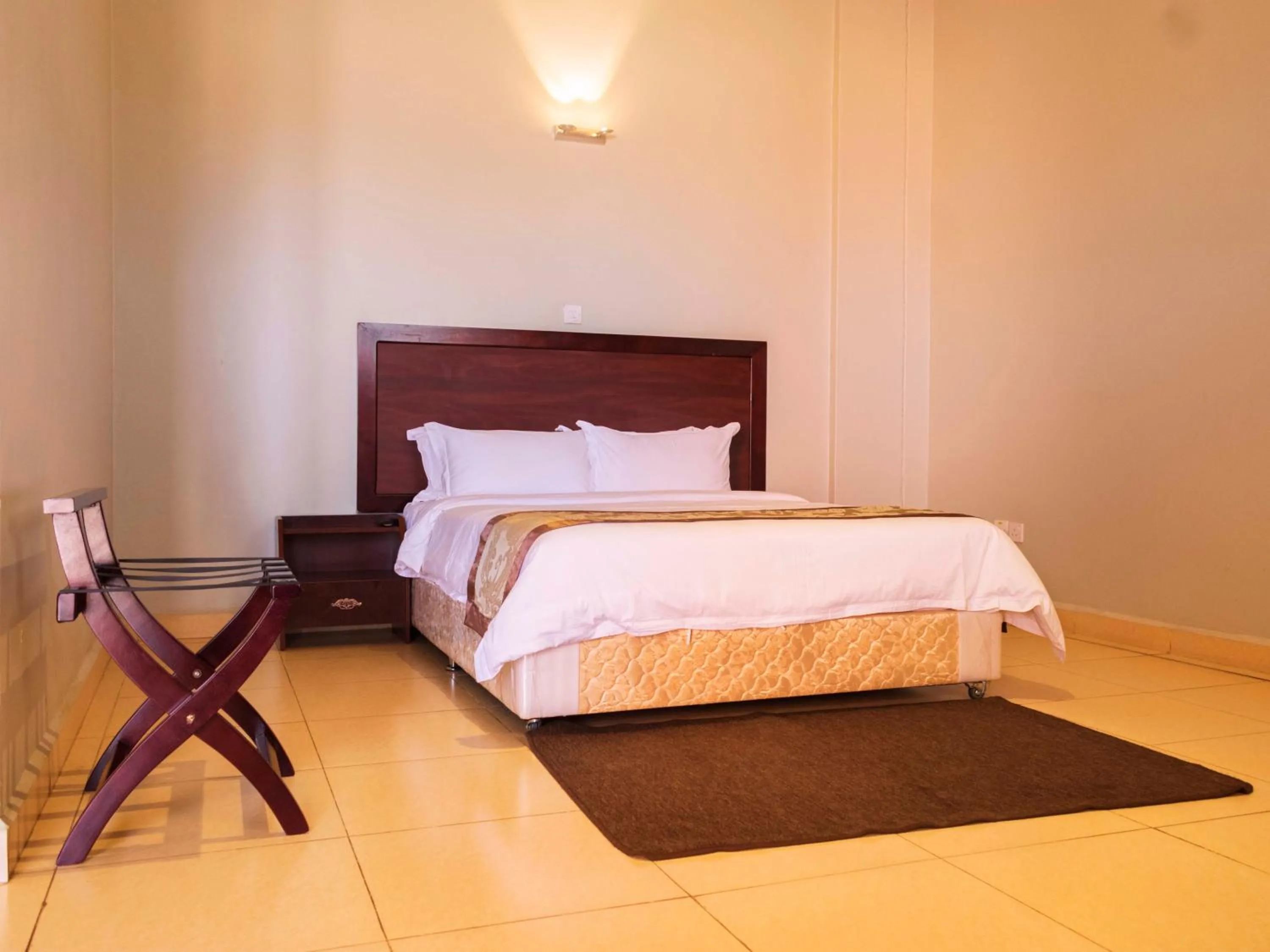 Bed in Easy View Hotel Mbarara