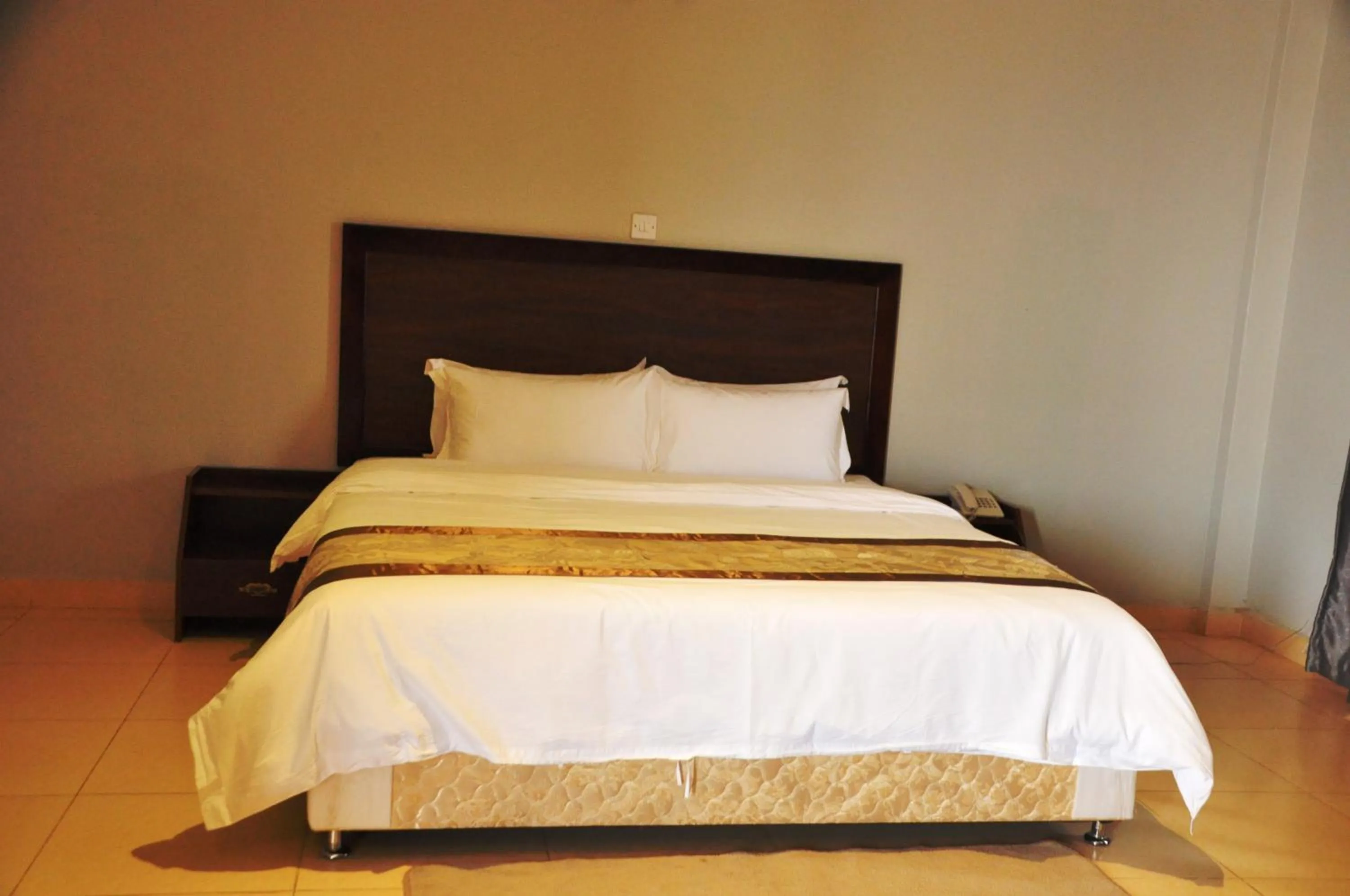 Bed in Easy View Hotel Mbarara