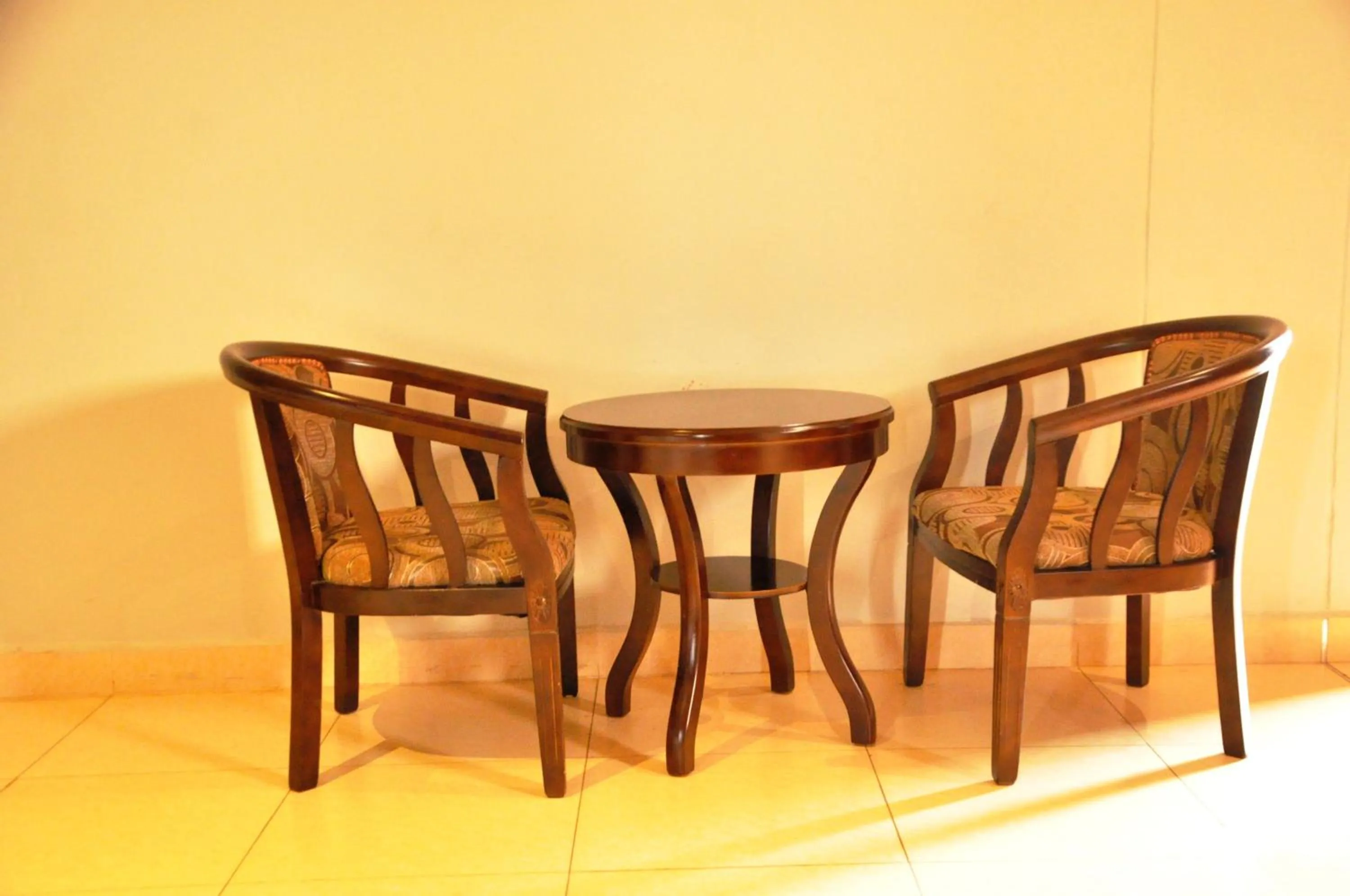 Seating area in Easy View Hotel Mbarara