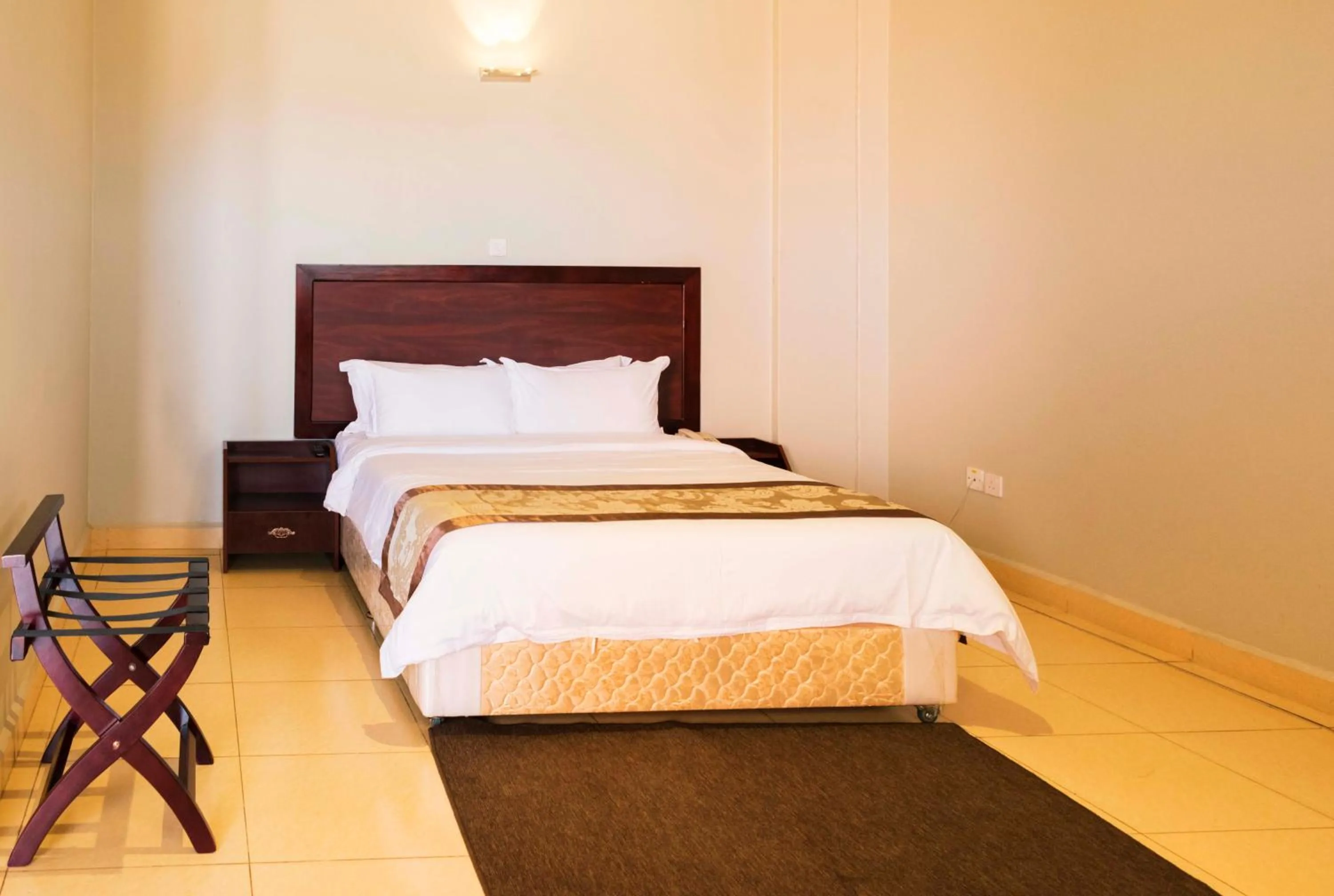 Bed in Easy View Hotel Mbarara