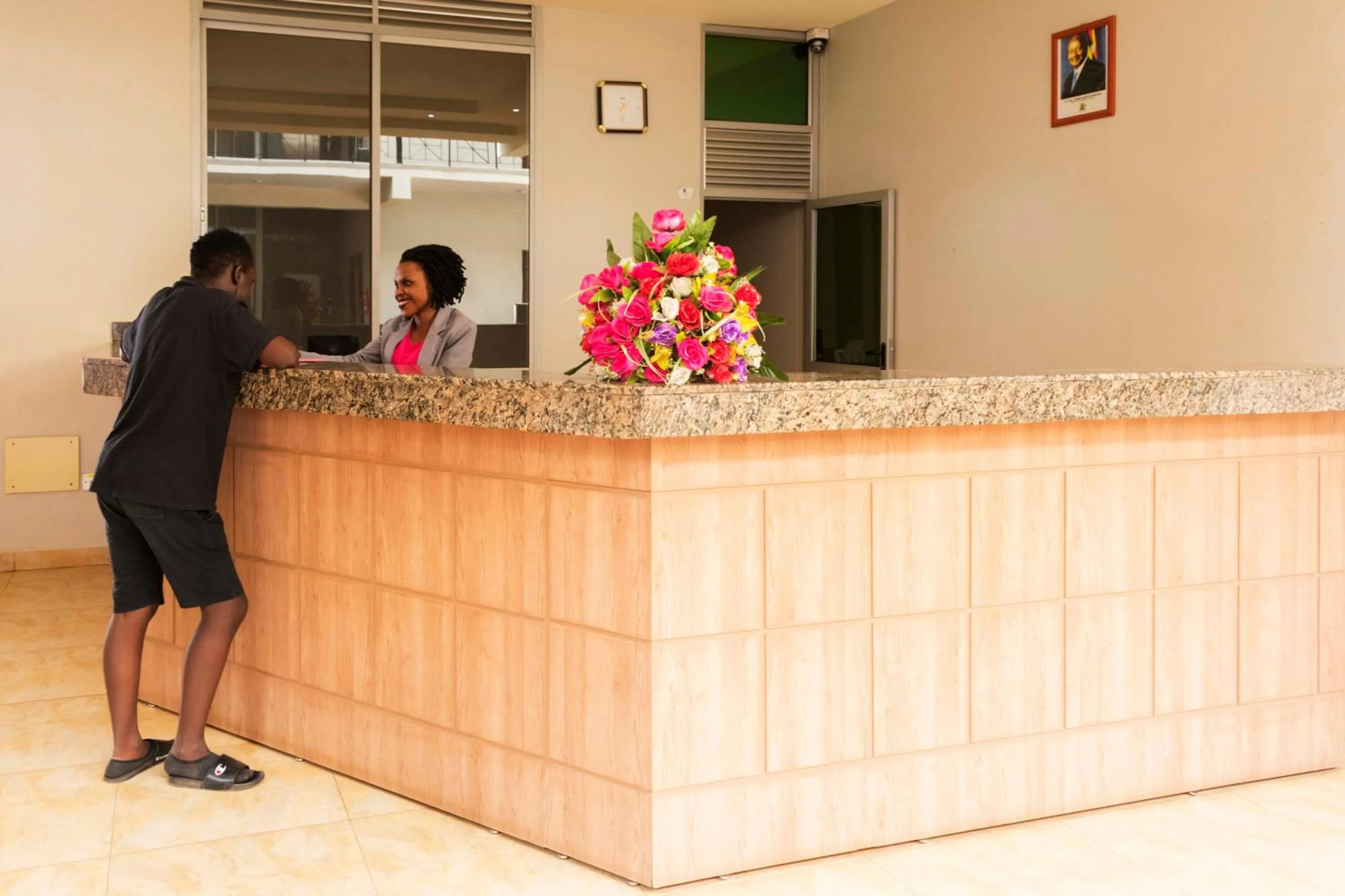 Staff in Easy View Hotel Mbarara