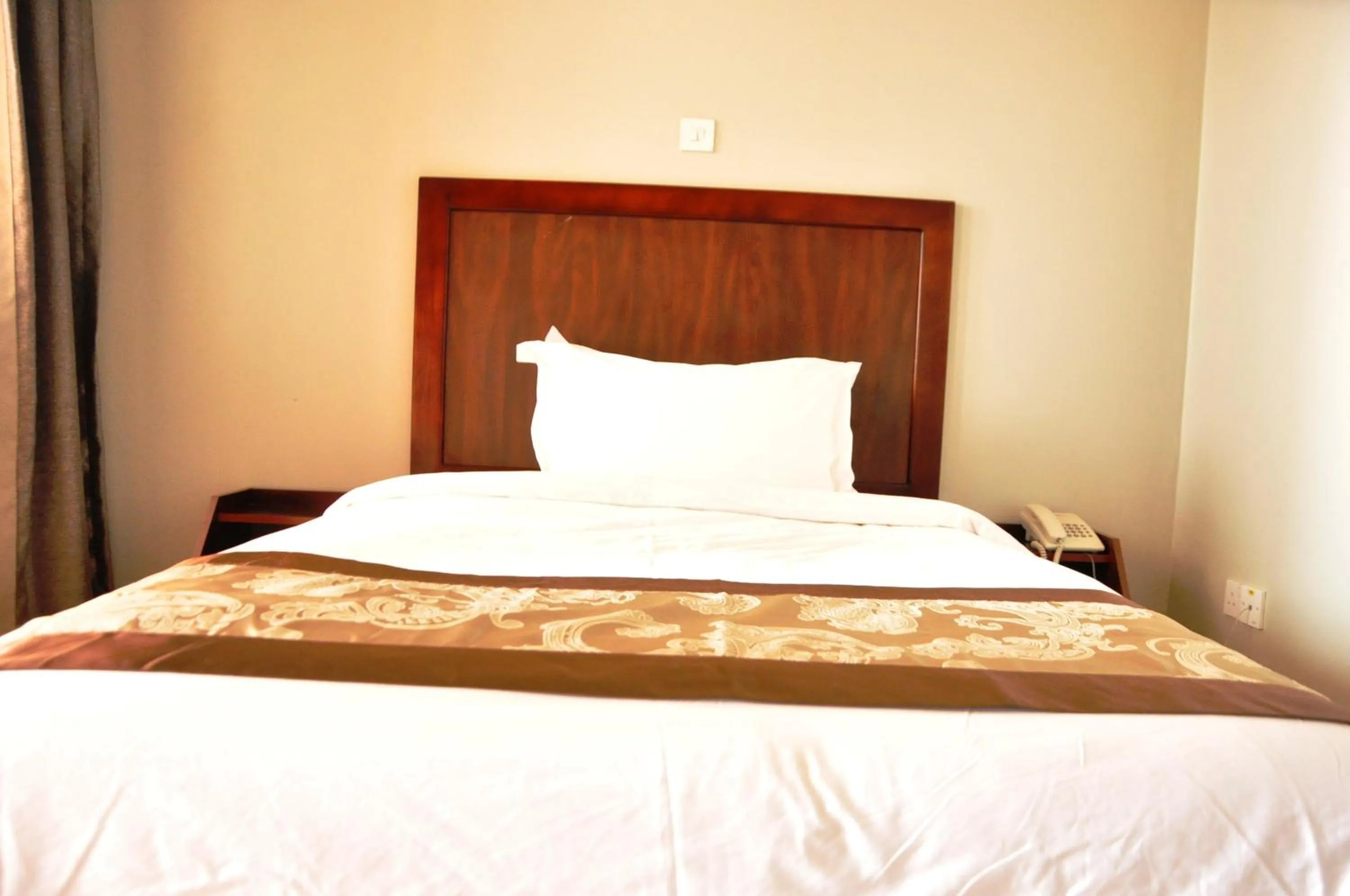 Bed in Easy View Hotel Mbarara