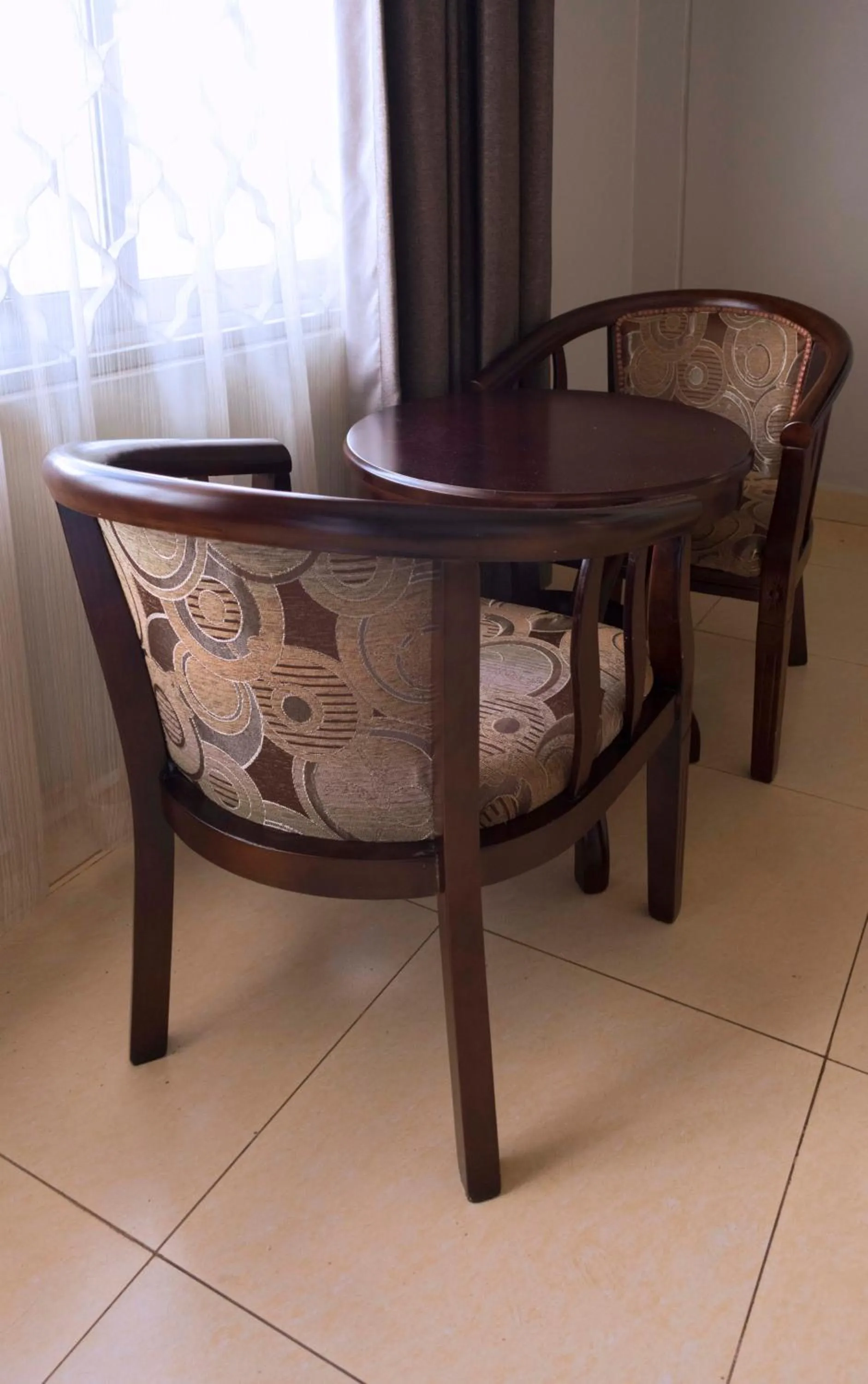 Seating area in Easy View Hotel Mbarara