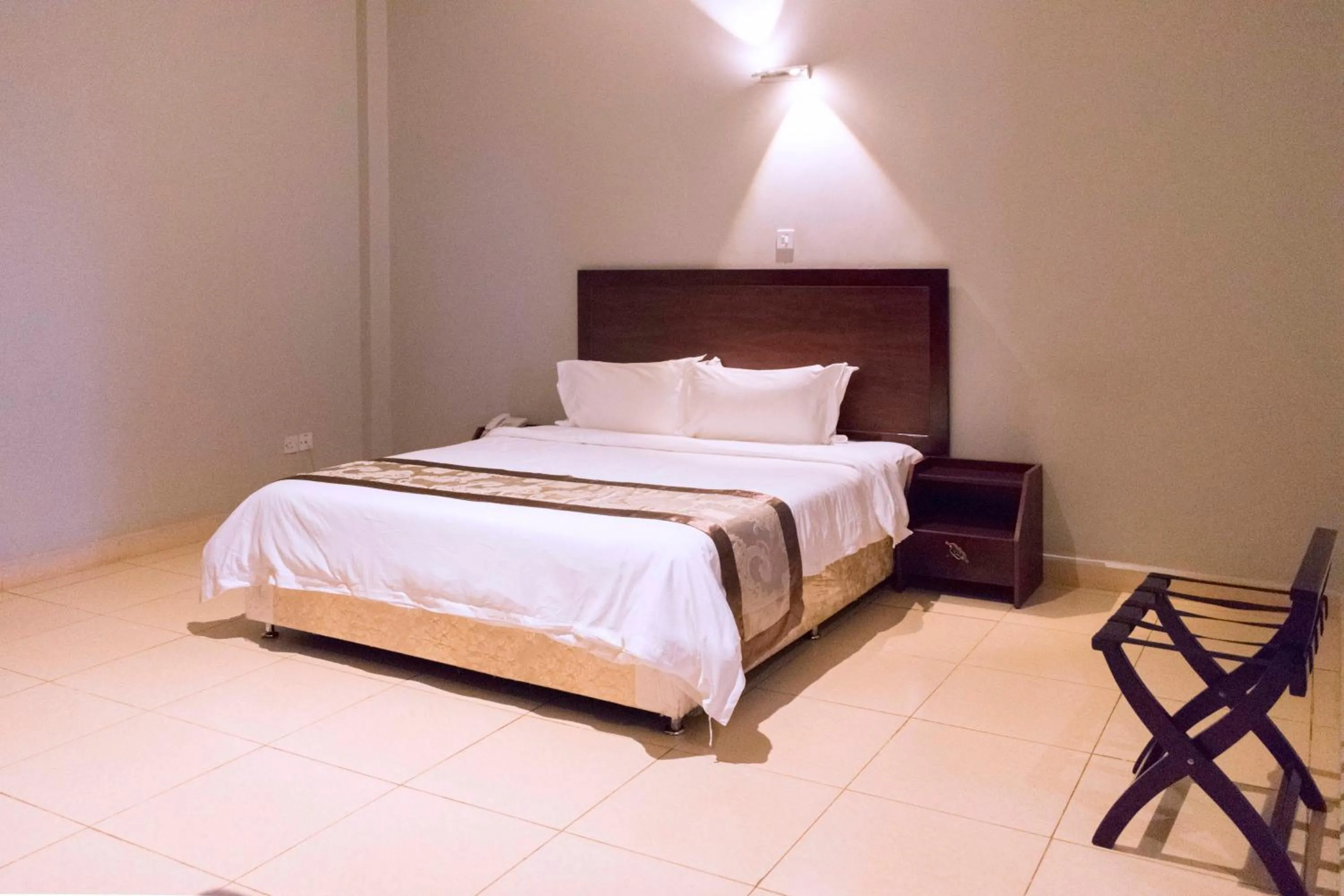 Bed in Easy View Hotel Mbarara