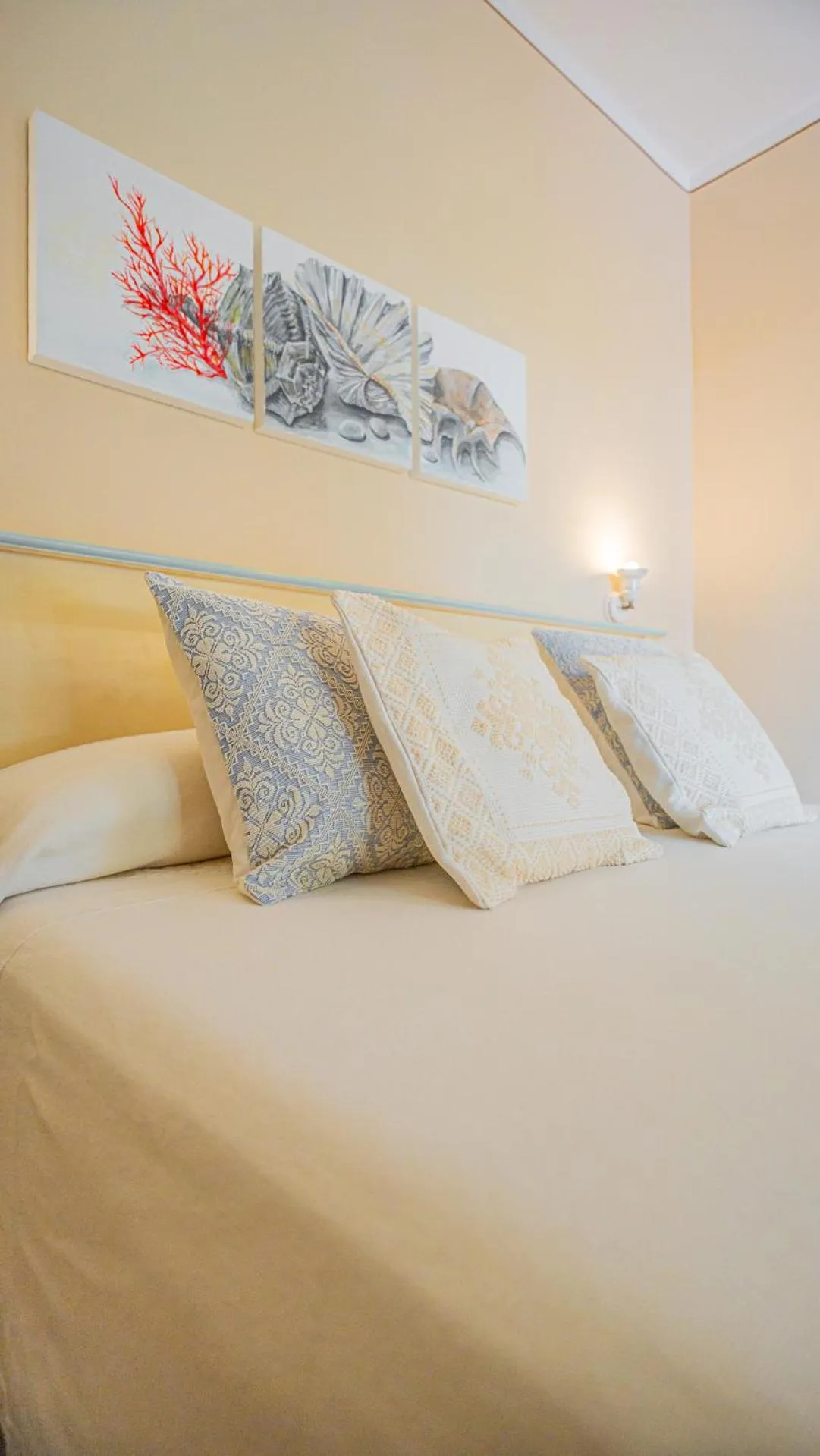 Bed in Hotel Lu Pitrali