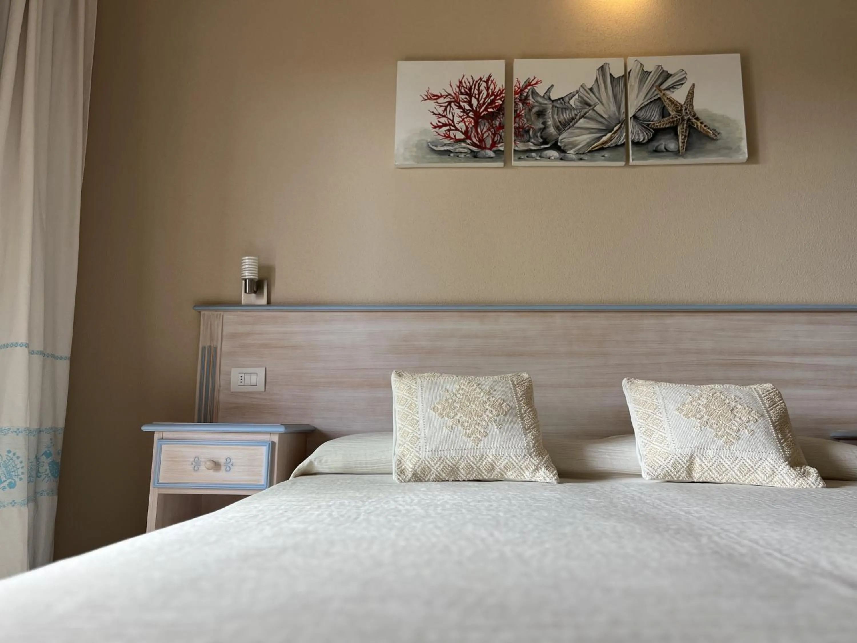 Bed in Hotel Lu Pitrali