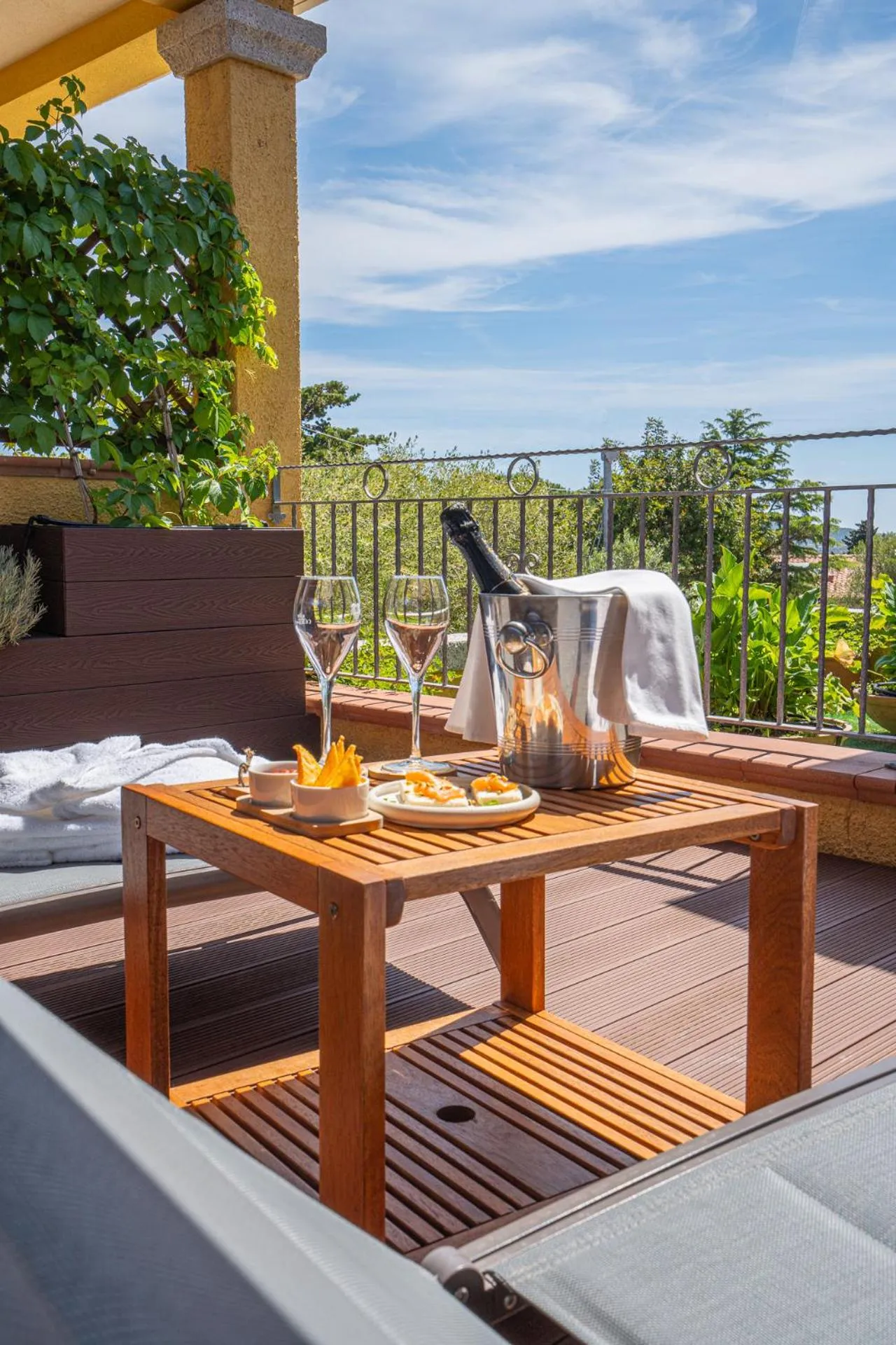 Patio in Hotel Lu Pitrali