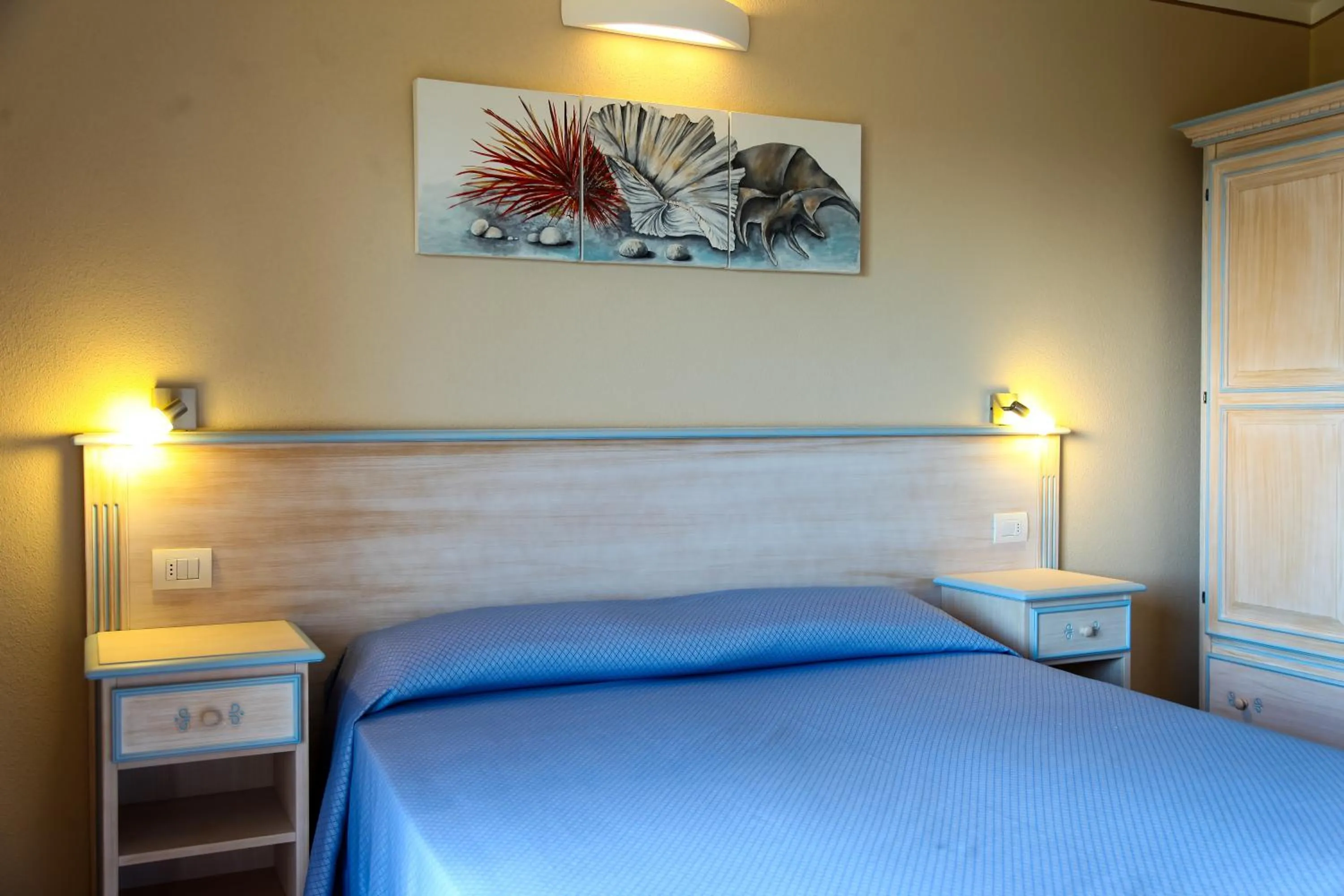 Bed in Hotel Lu Pitrali