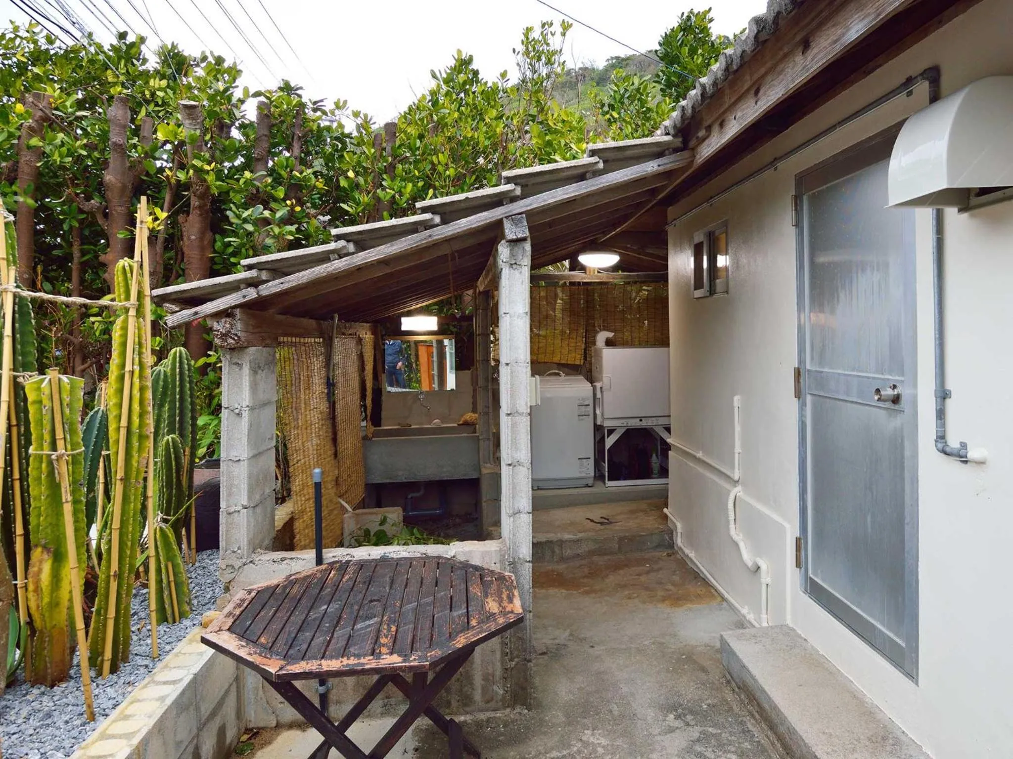 Facade/entrance in #Nerome01 Traditional Okinawan House in Ogimi, bc