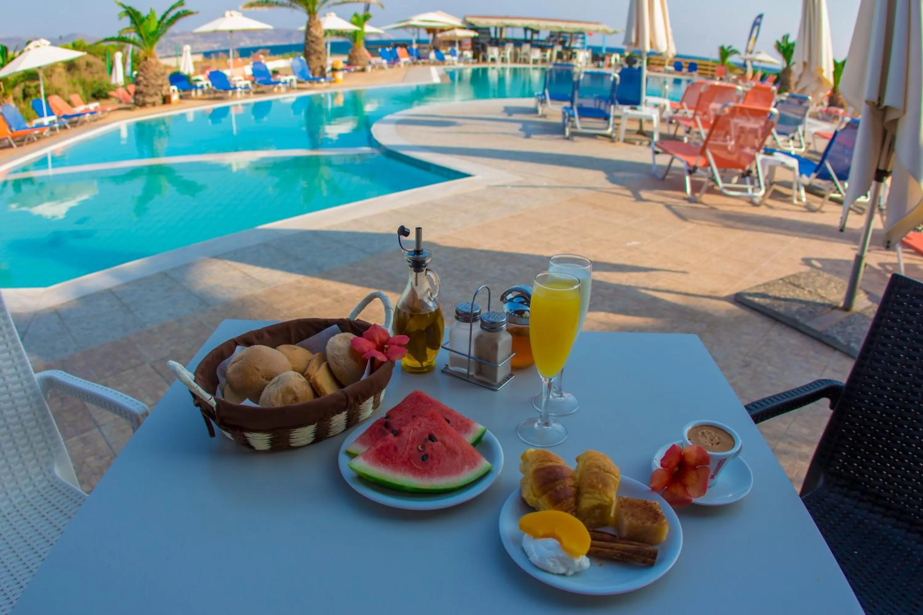 Breakfast in Akti Corali Hotel