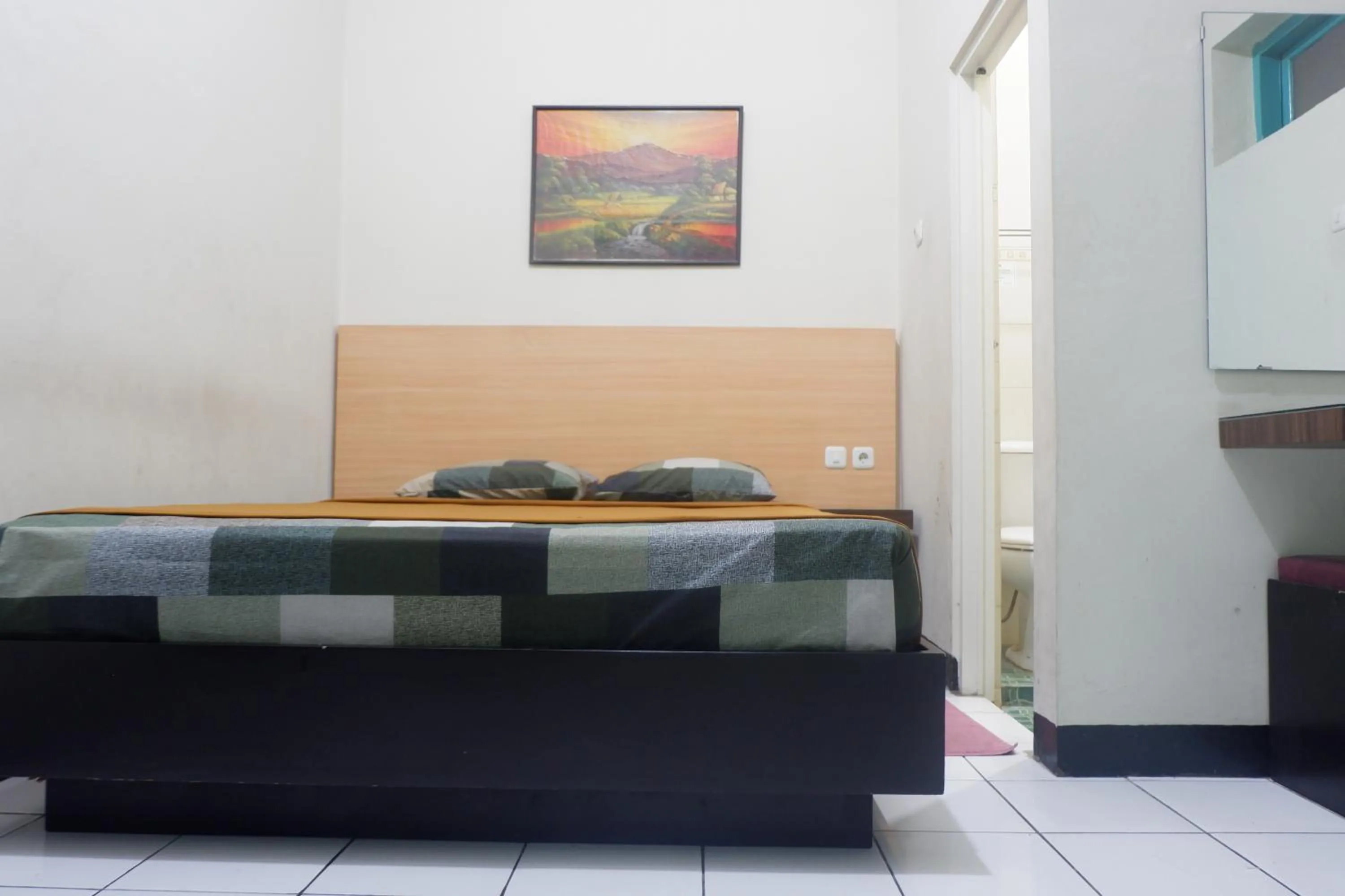 View (from property/room), Bed in Hotel Taman Indah