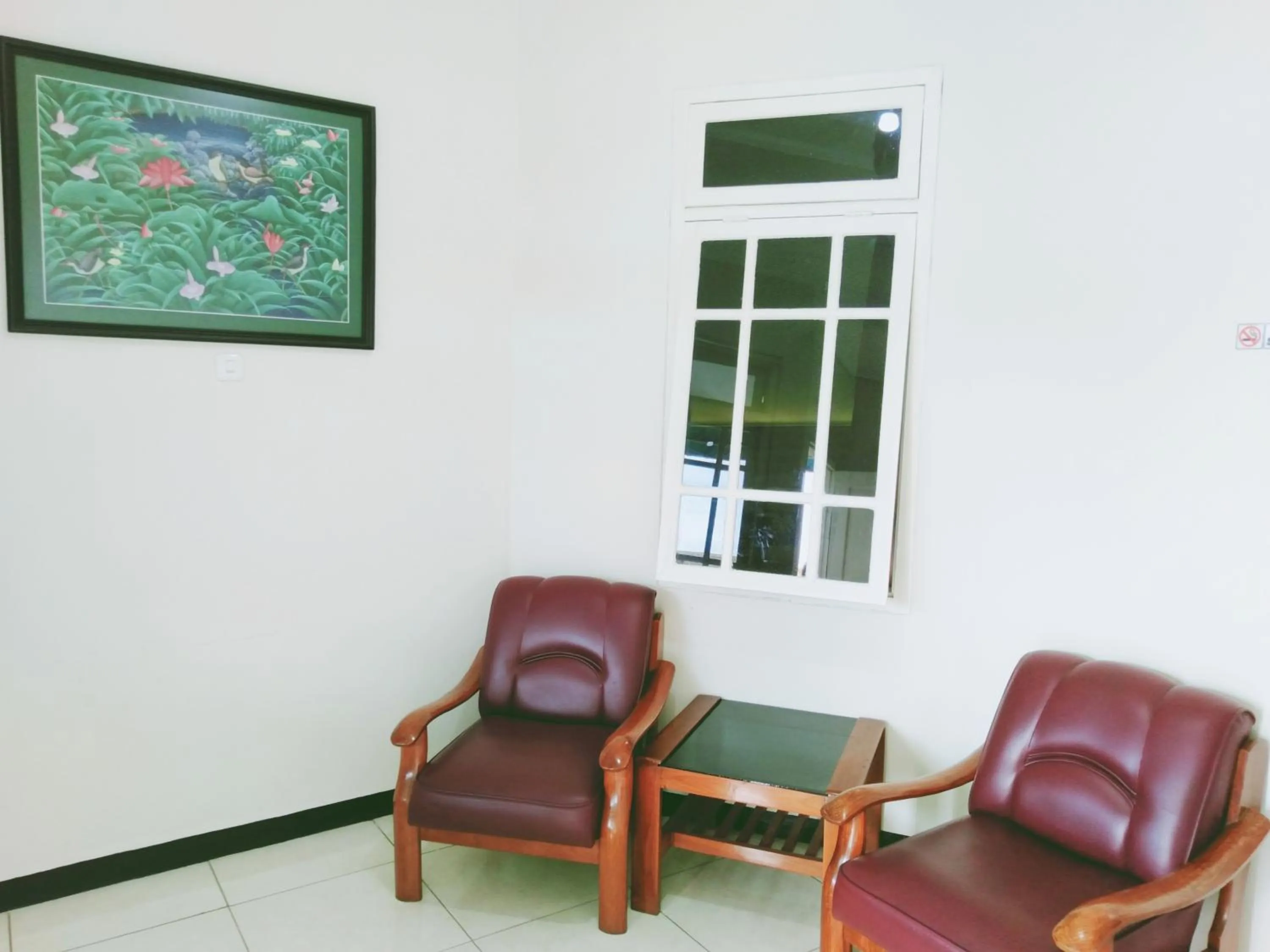 Seating area in Hotel Taman Indah