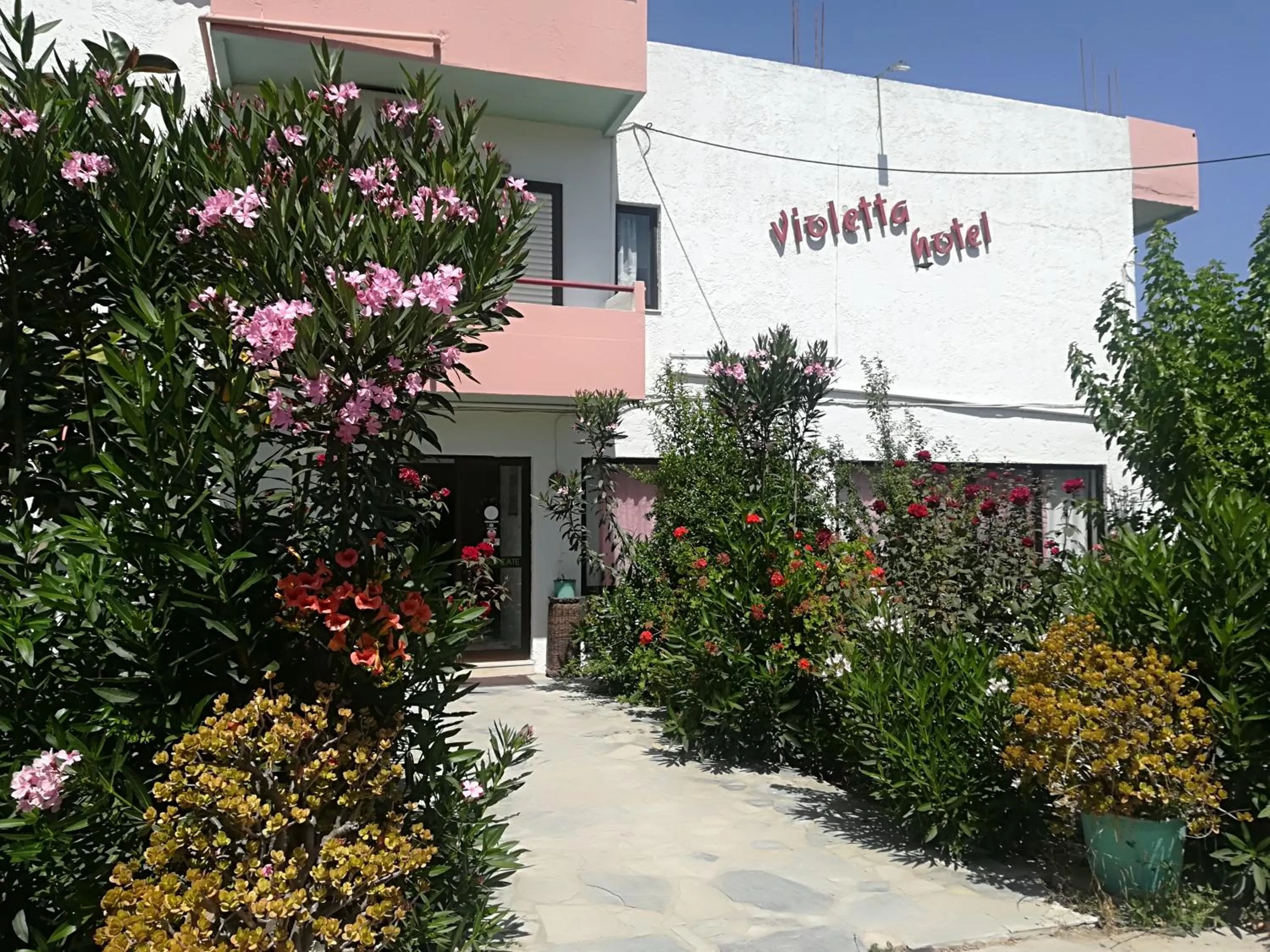 Facade/entrance in Violetta Hotel