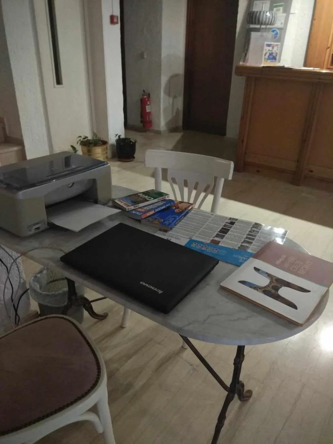 Lobby or reception in Violetta Hotel