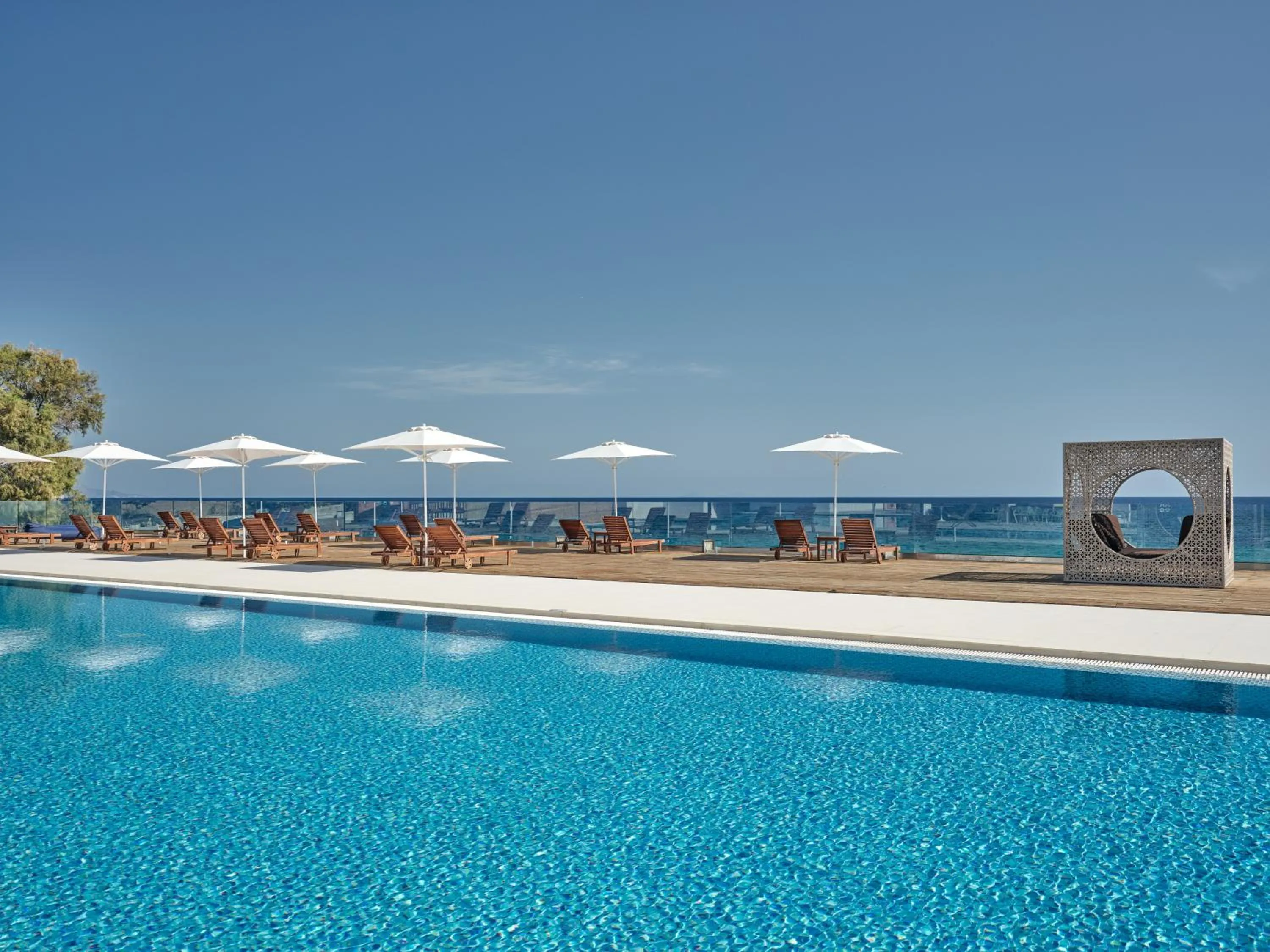 Pool view in Cavo Orient Beach Hotel & Suites