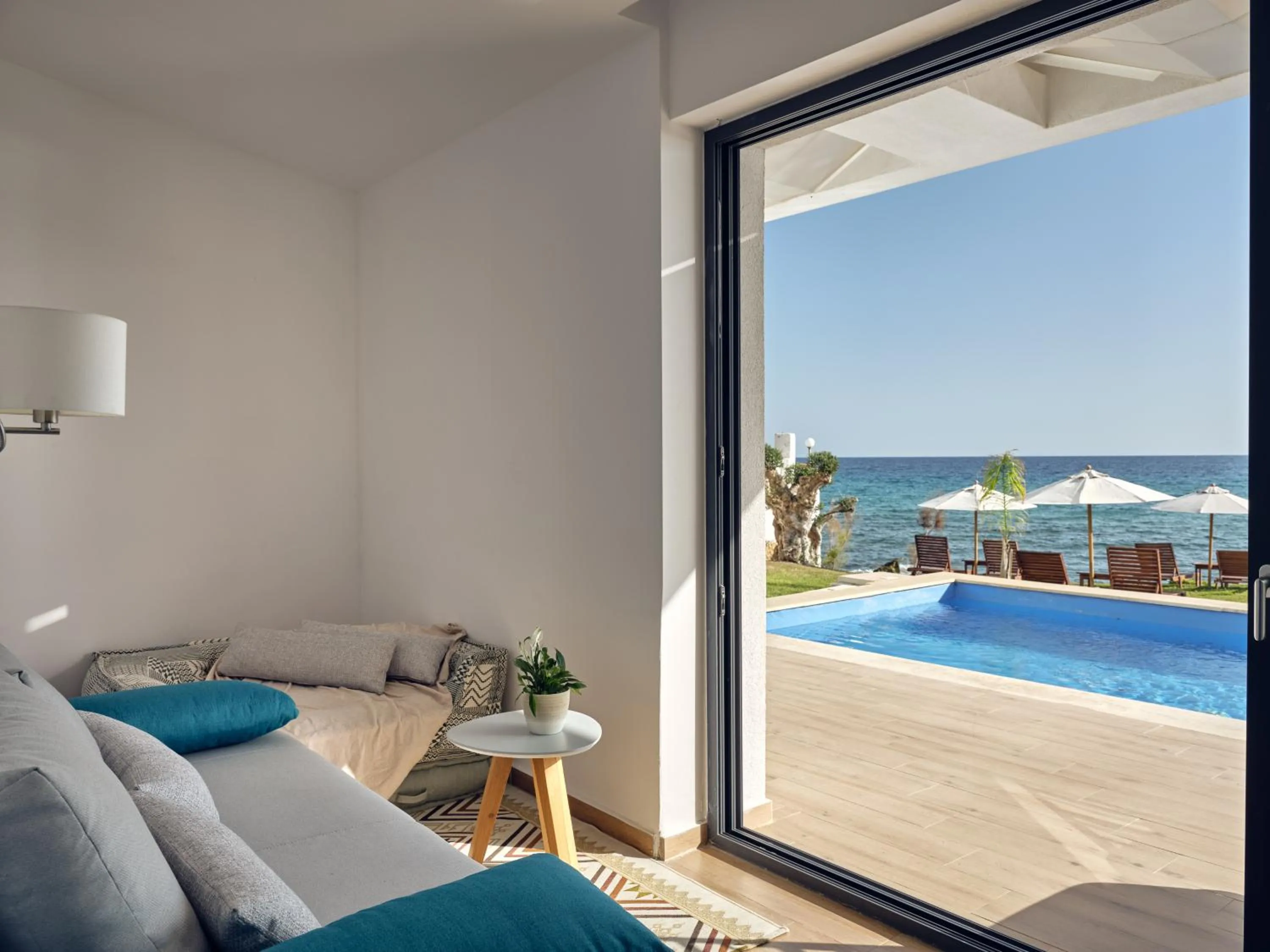 Pool view in Cavo Orient Beach Hotel & Suites