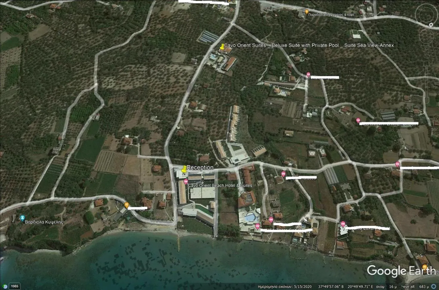 Property building in Cavo Orient Beach Hotel & Suites