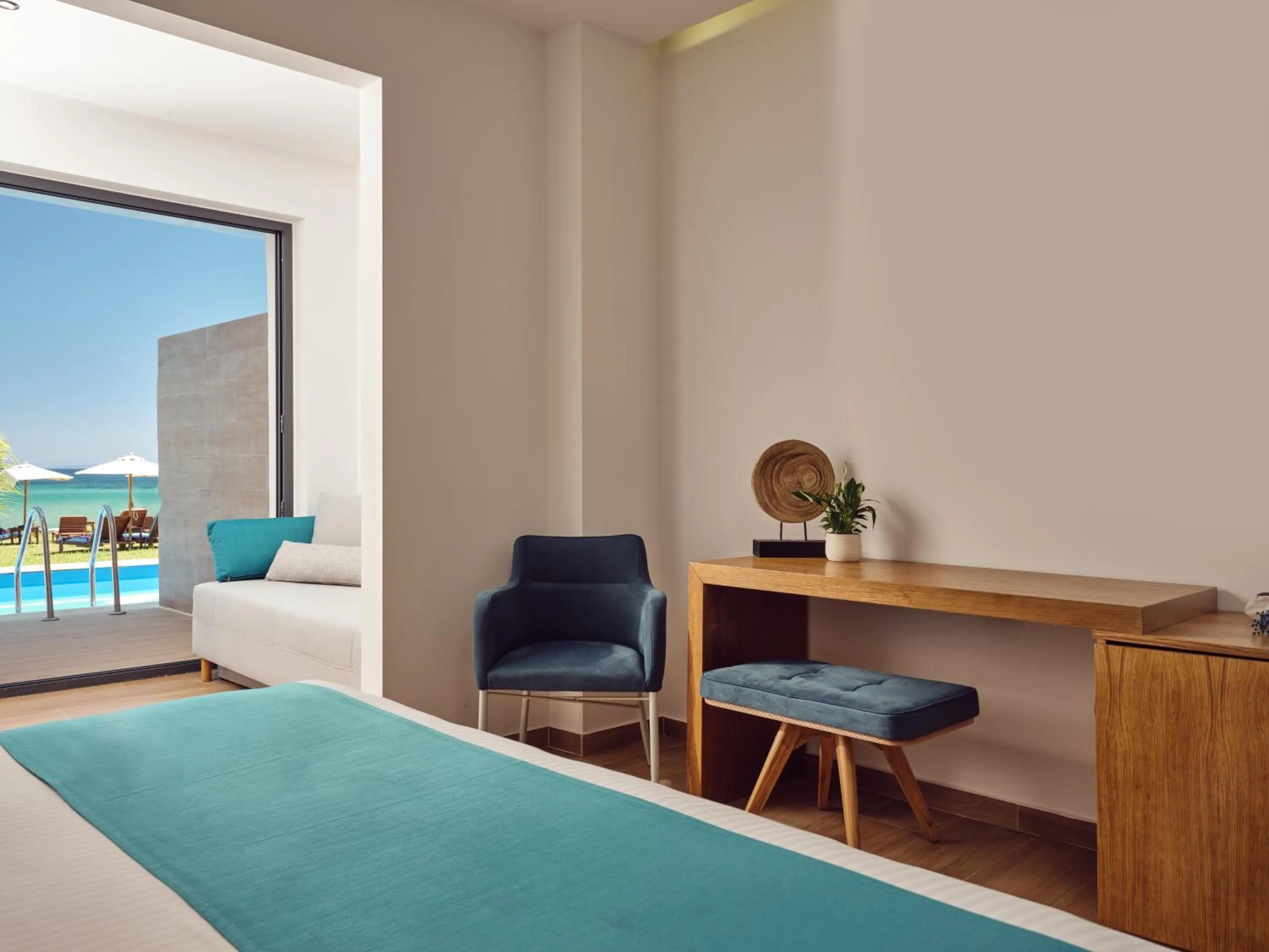 Seating area in Cavo Orient Beach Hotel & Suites