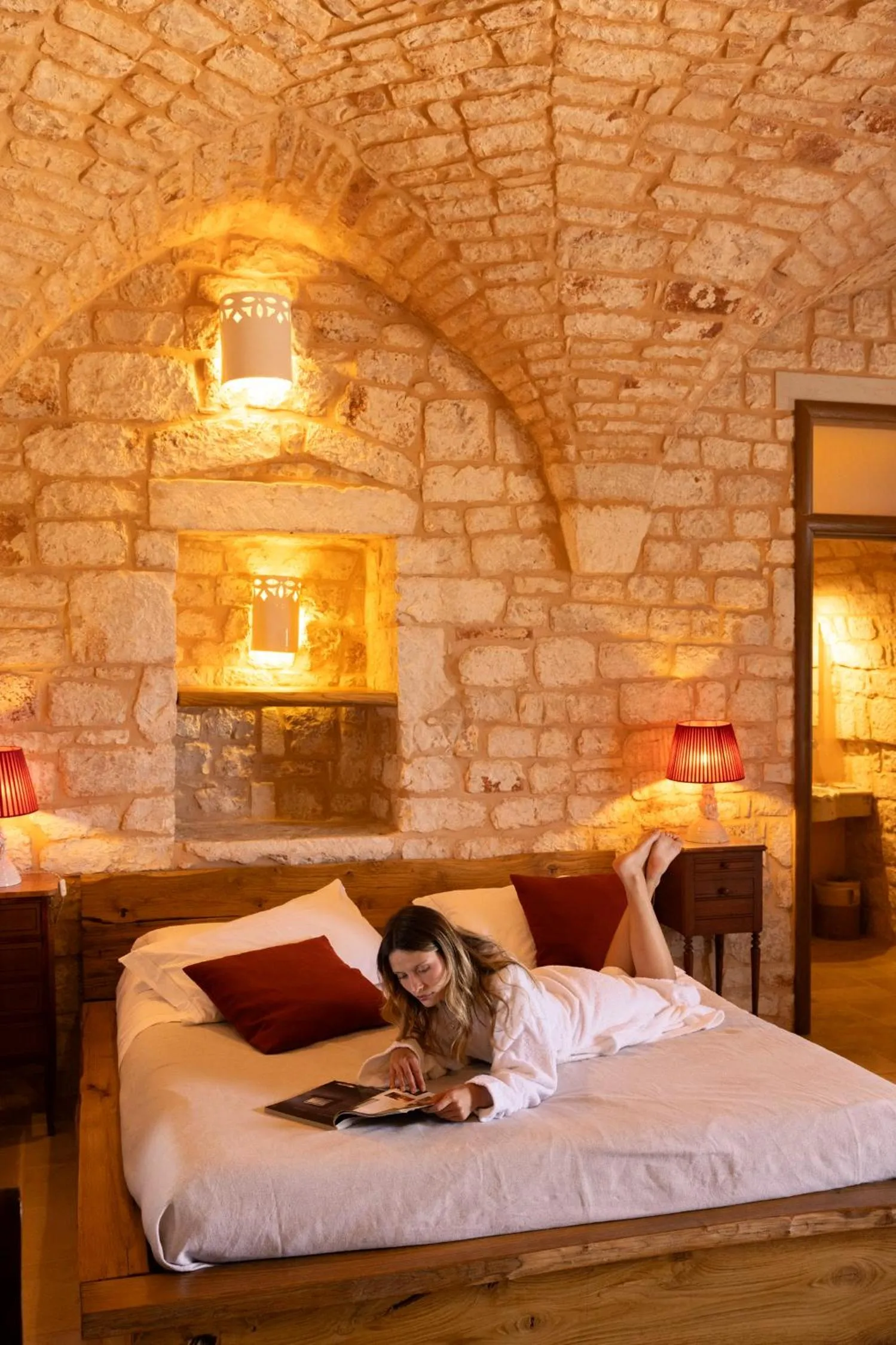 Bed in Masseria San Paolo Grande