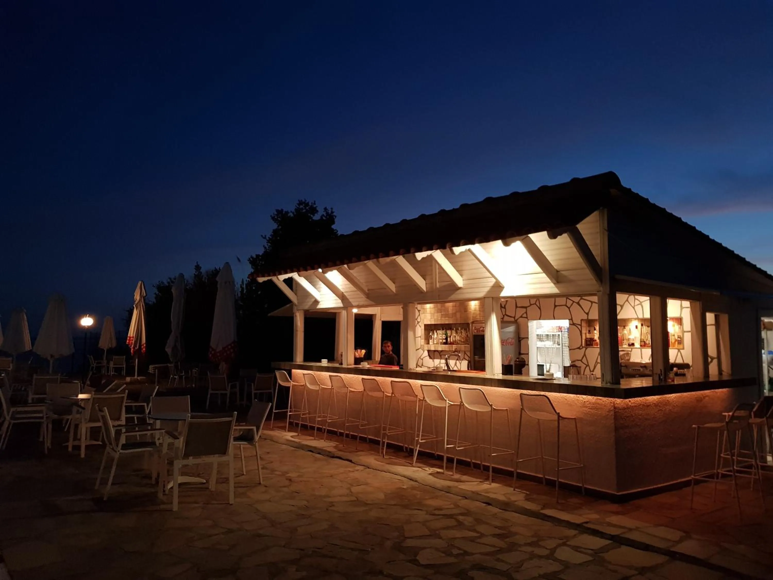 Lounge or bar in Alkinoos Beach Hotel