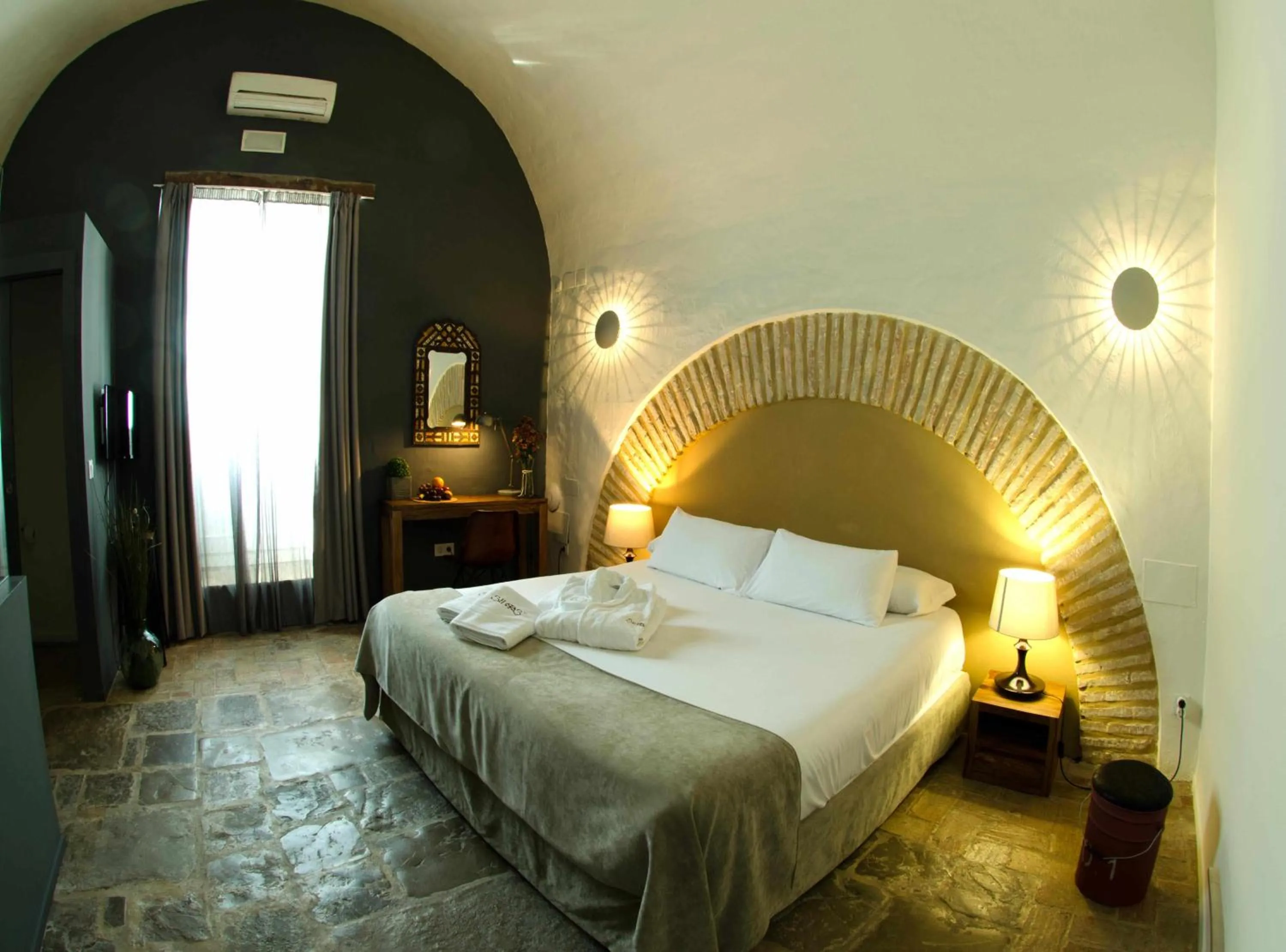 Bed in Silos19 Suites