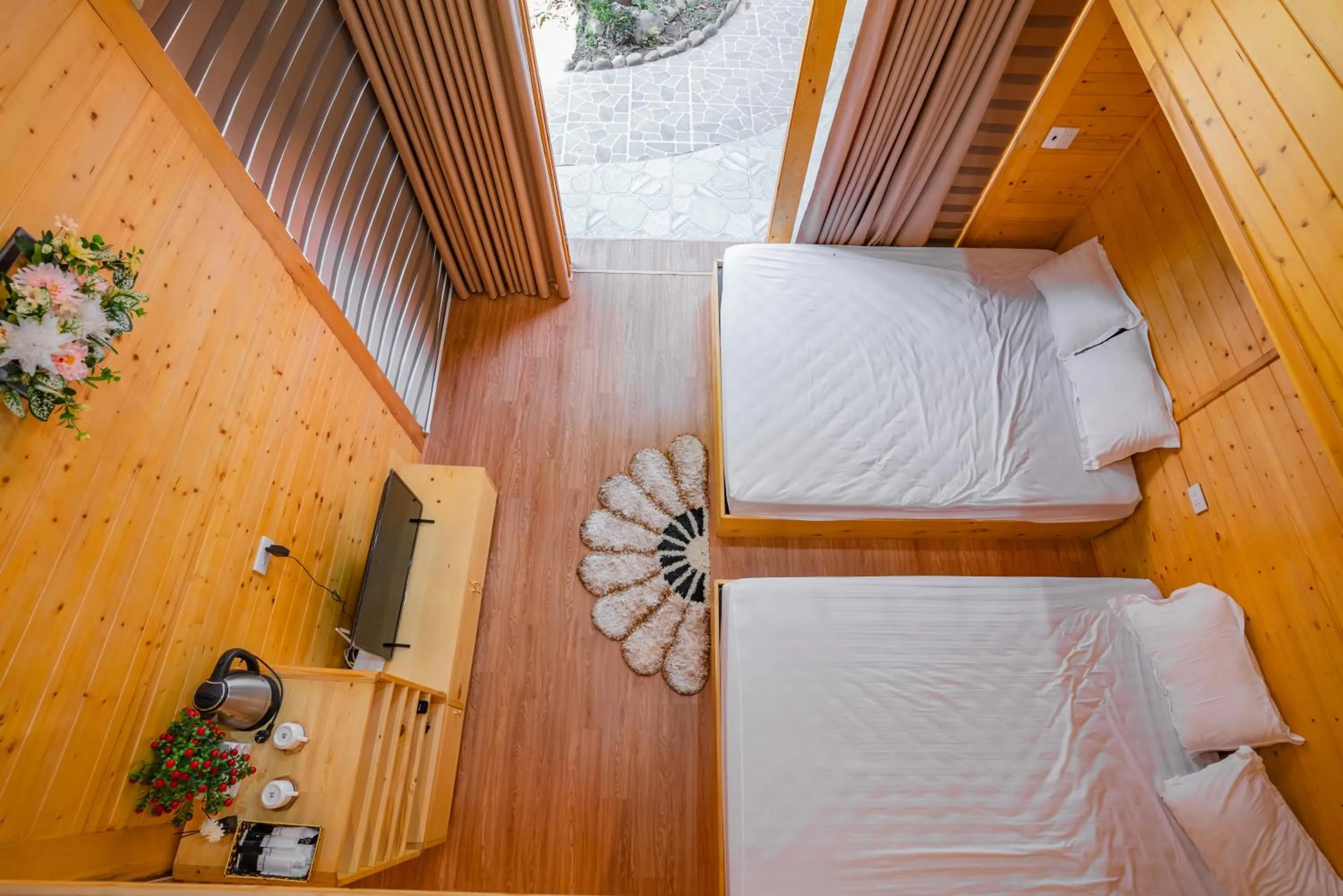 Bed in Tam Coc Friends Bungalow Ninh Bình