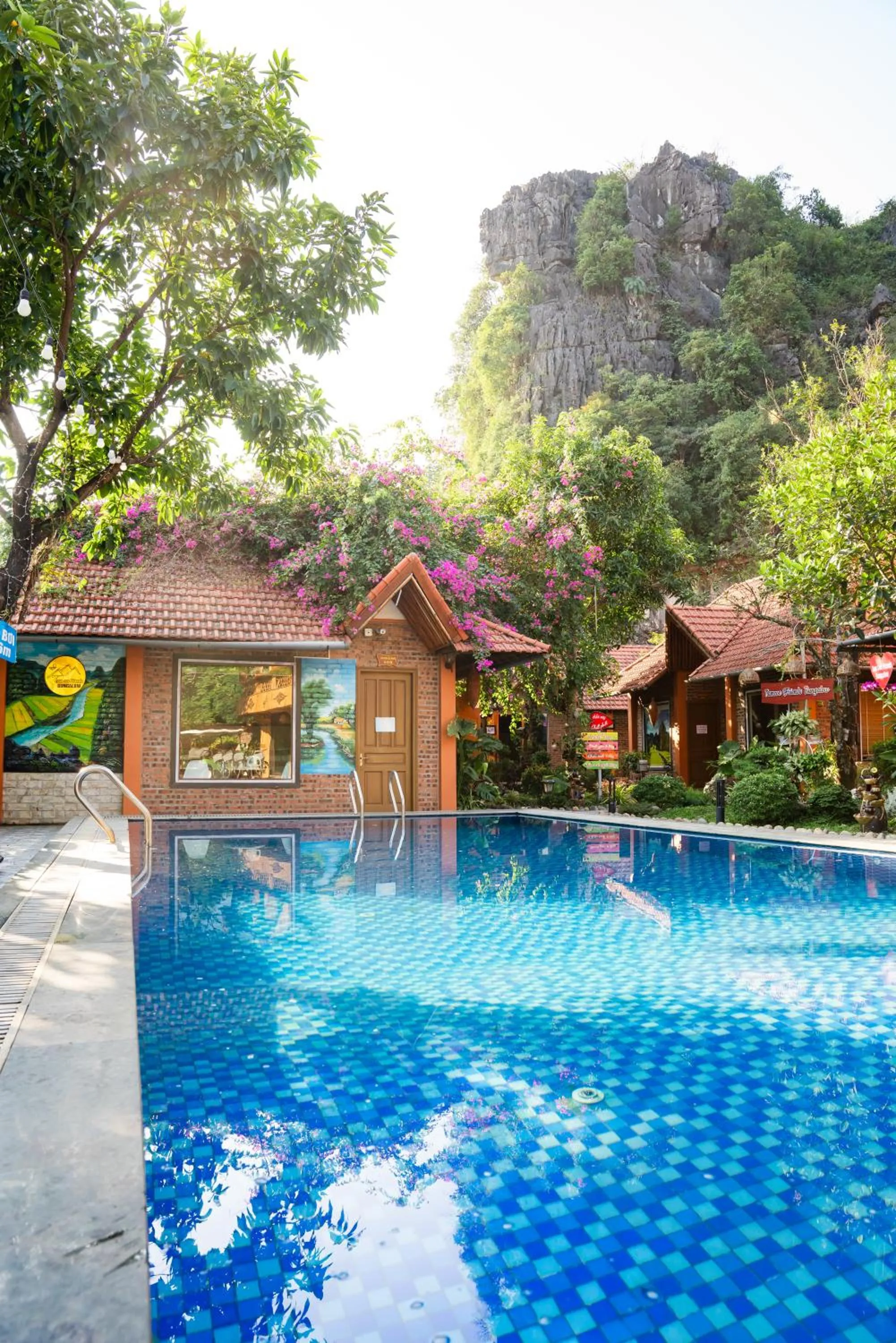Swimming pool in Tam Coc Friends Bungalow Ninh Bình