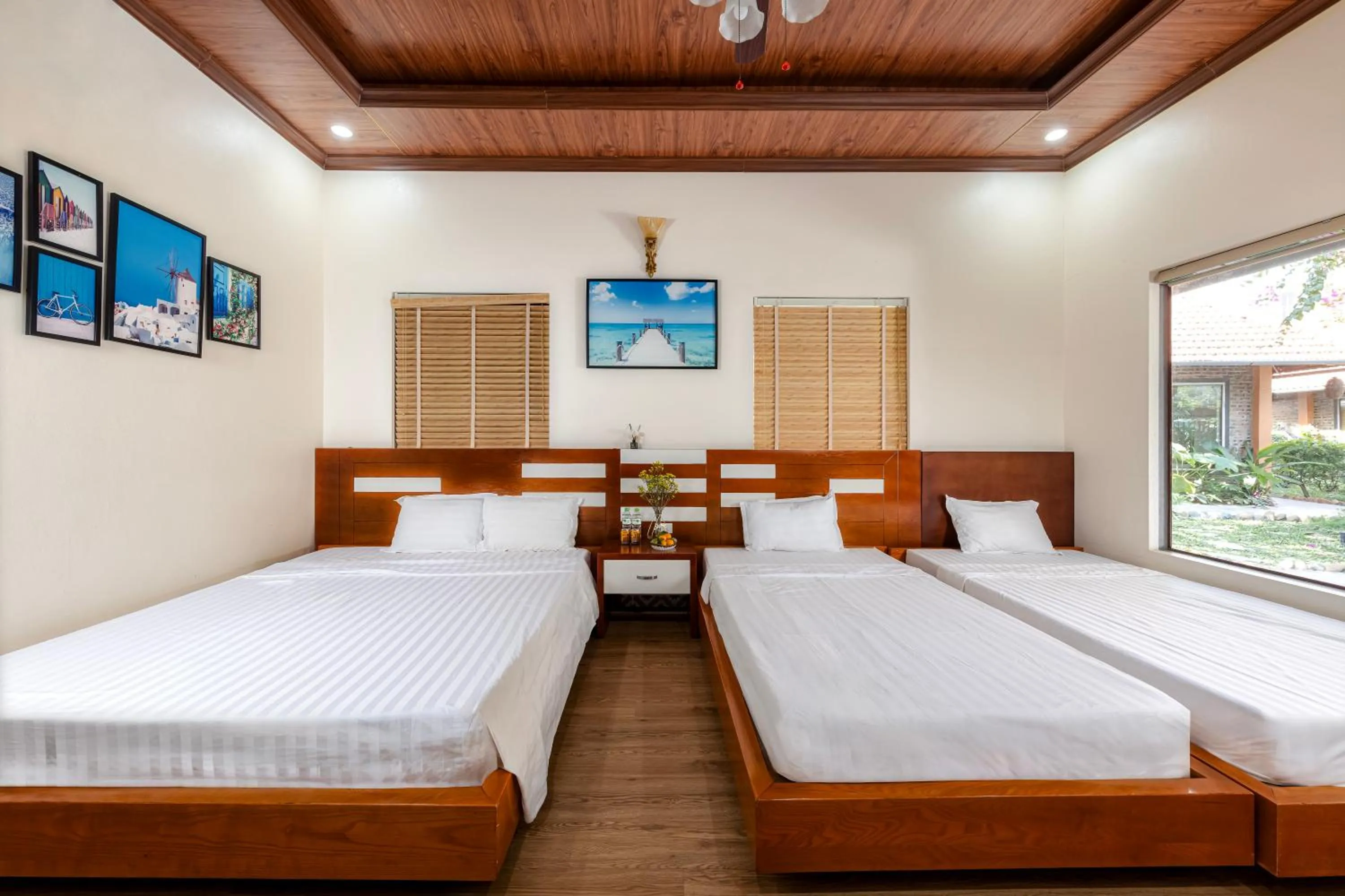 Bed in Tam Coc Friends Bungalow Ninh Bình