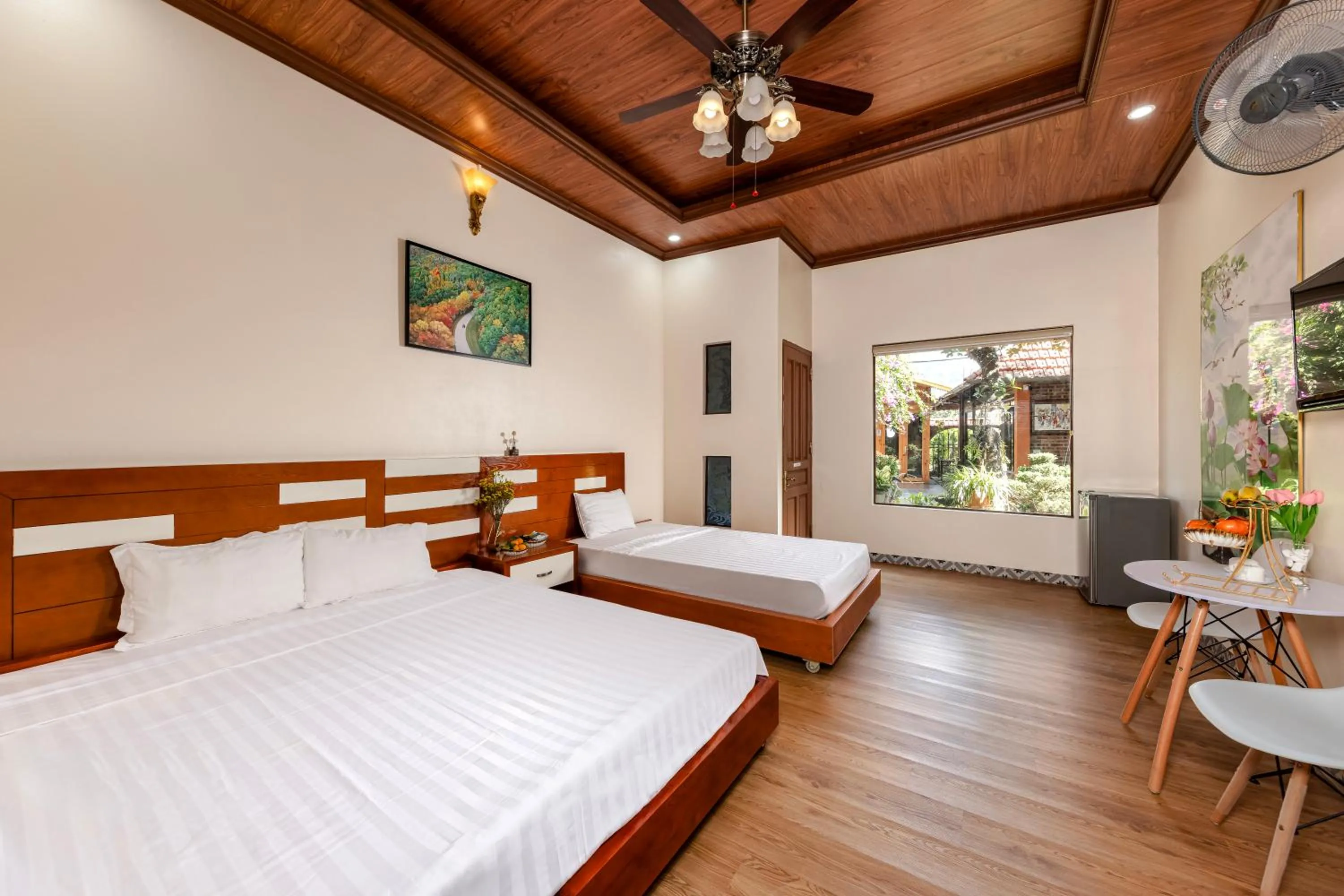 Bed in Tam Coc Friends Bungalow Ninh Bình