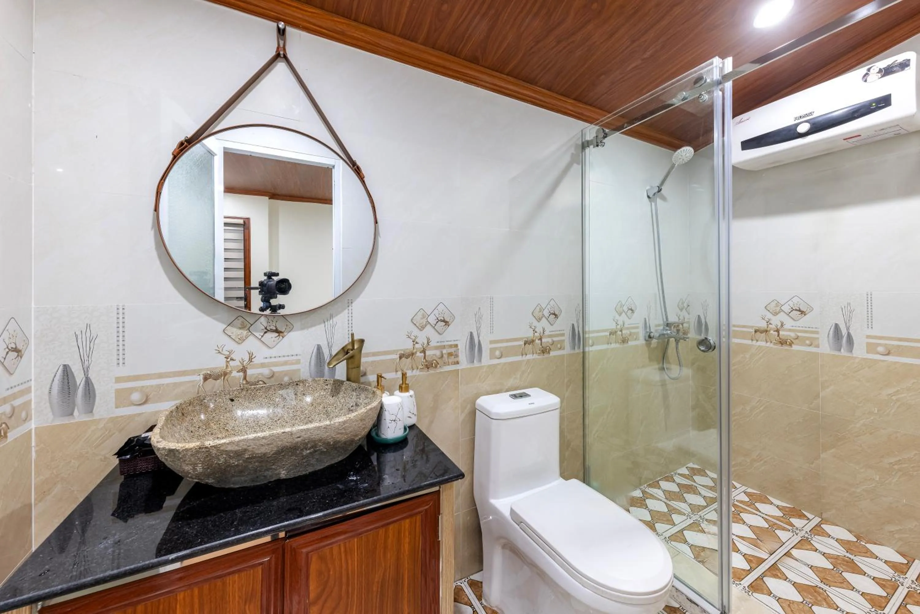 Bathroom in Tam Coc Friends Bungalow Ninh Bình