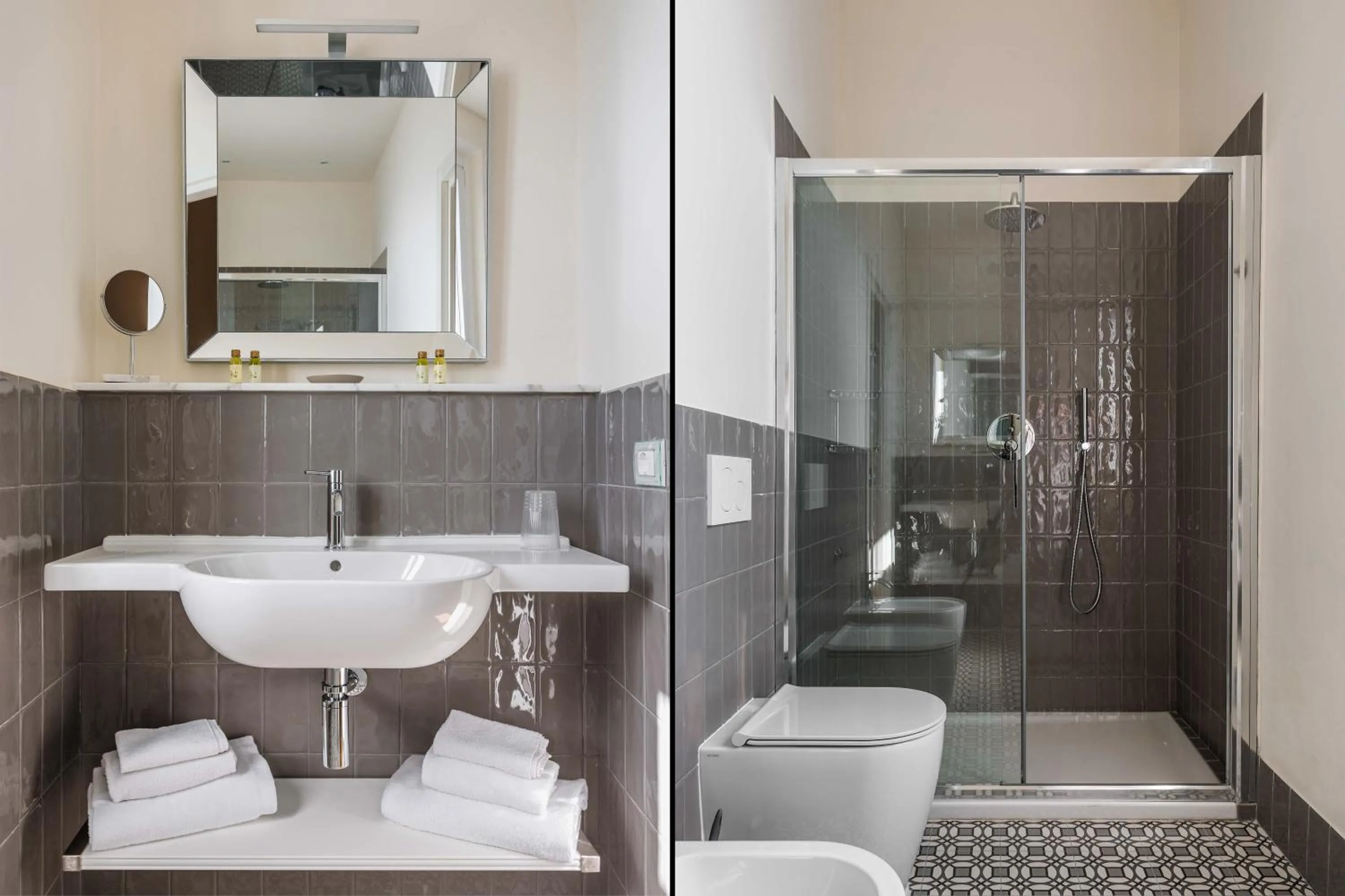 Bathroom in Villa Borgovecchio B&B