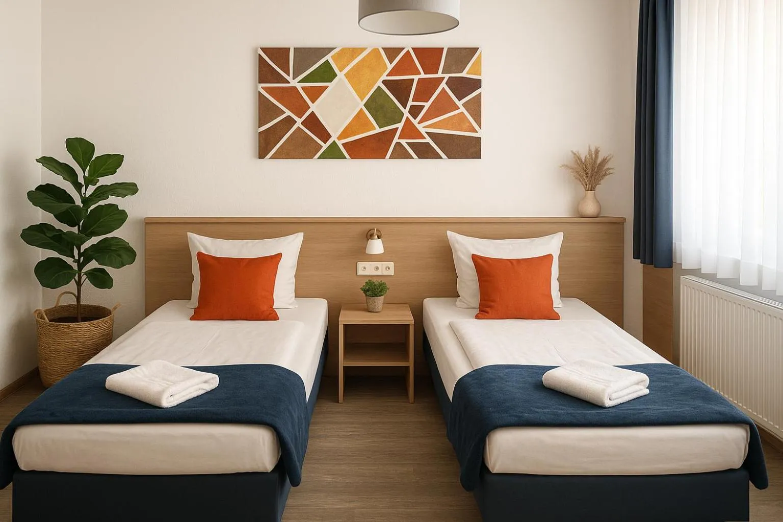 Bed in Sunny Hotel Straubing