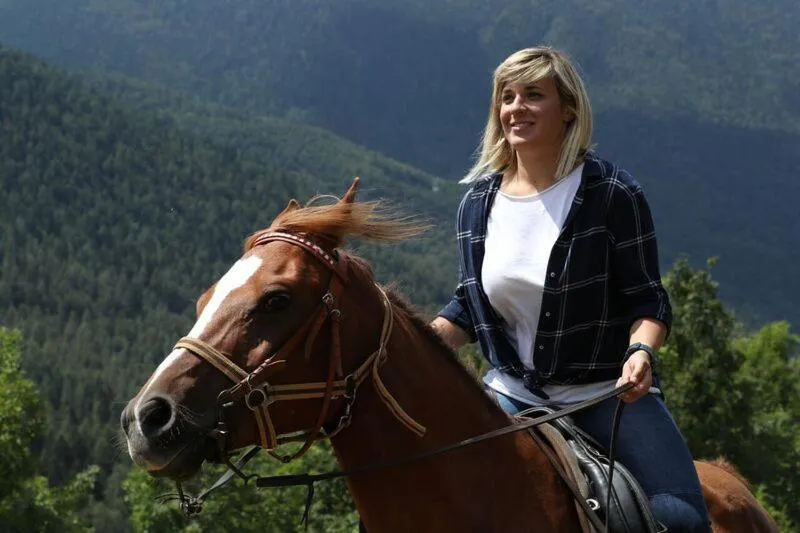 Horse-riding in Hotel Due Spade