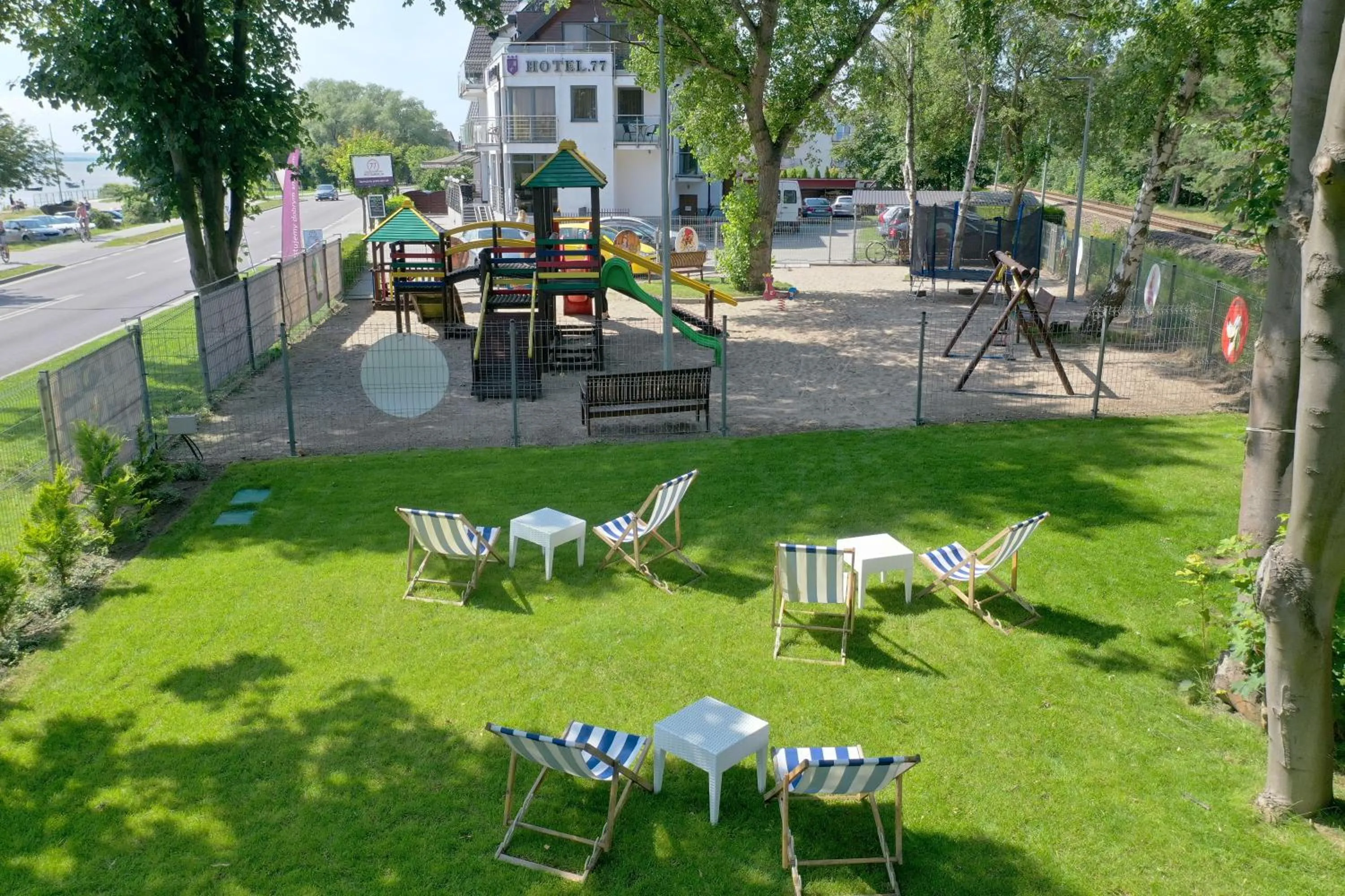 Children play ground in Hotel 77 Restauracja Spa