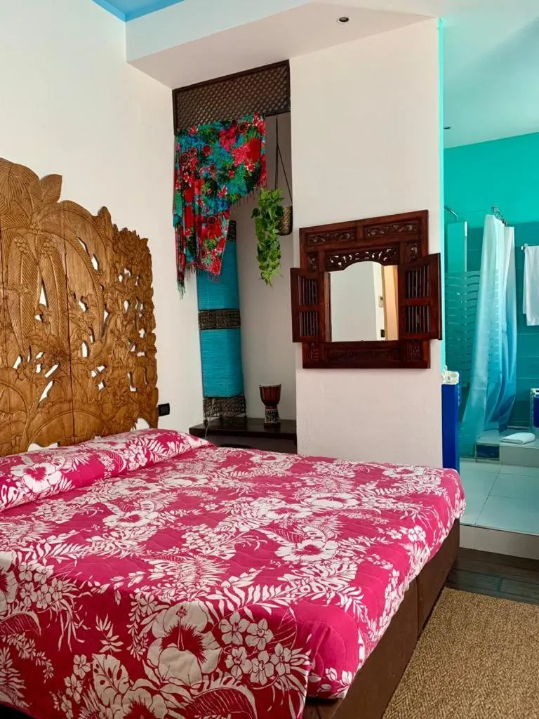 Bedroom, Bed in Hotel Bella 'Mbriana