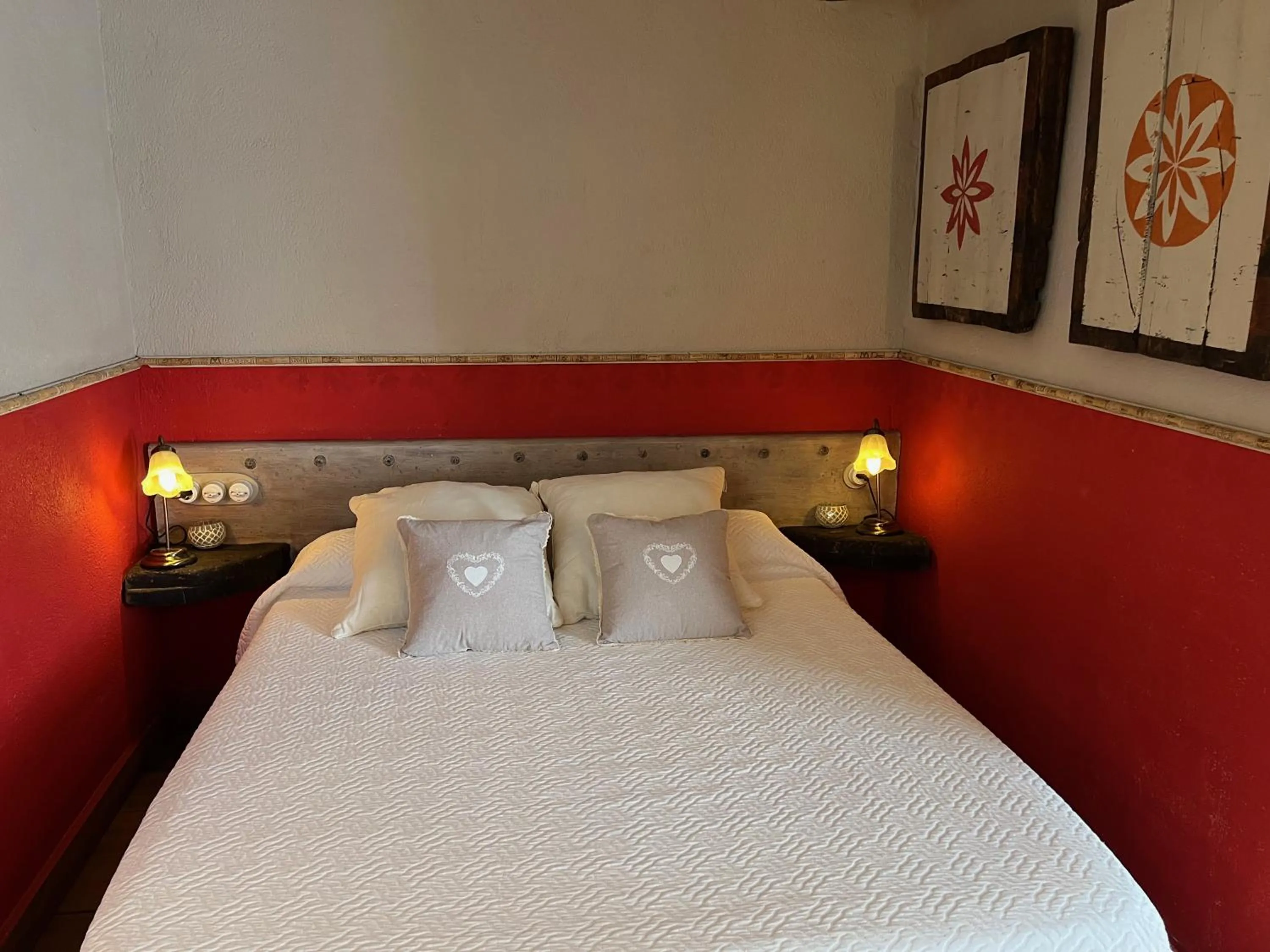 Bed in Les Vinyes Alojamiento Rural Boutique & SPA