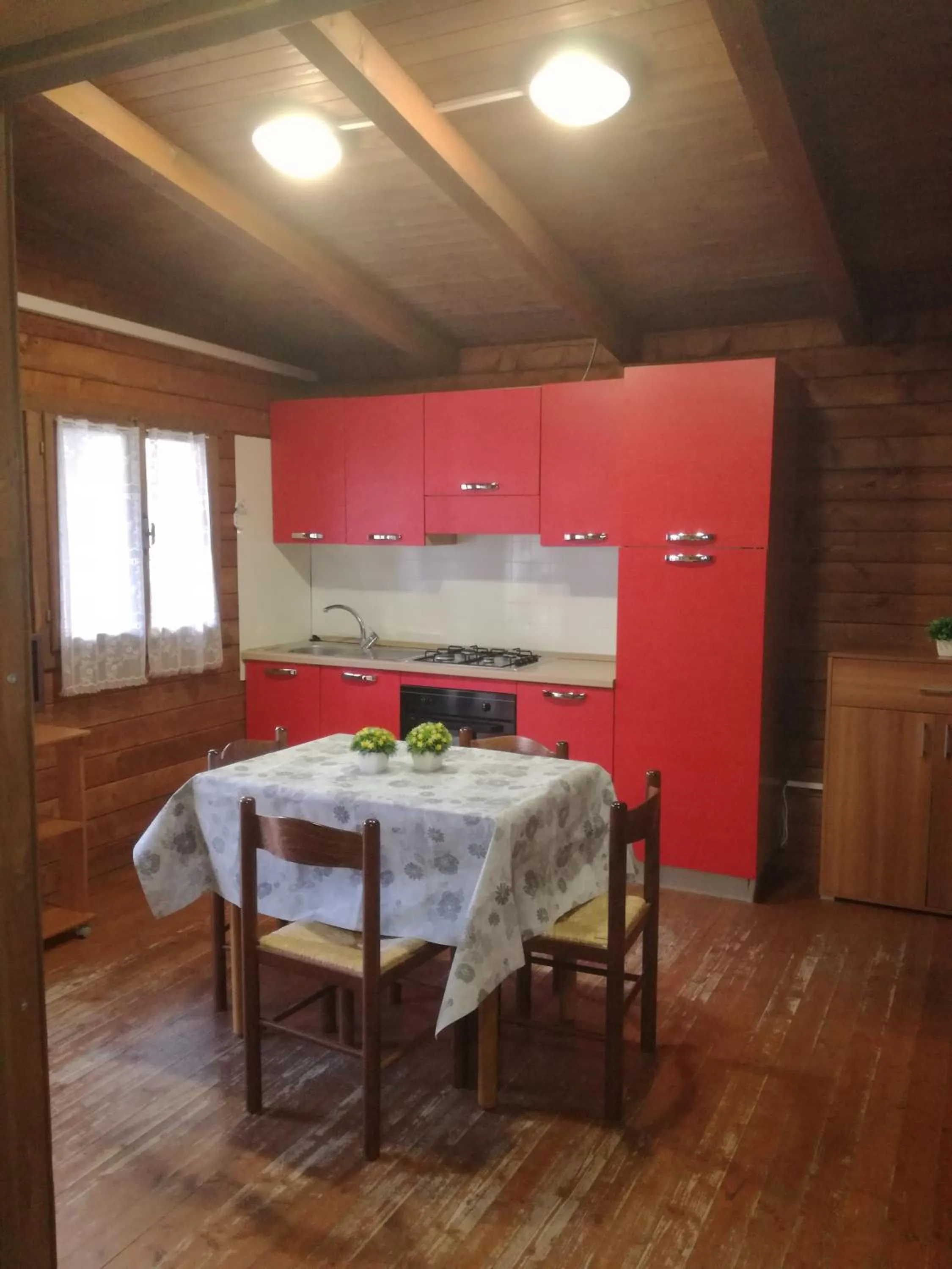 Kitchen or kitchenette in Campeggio Italia