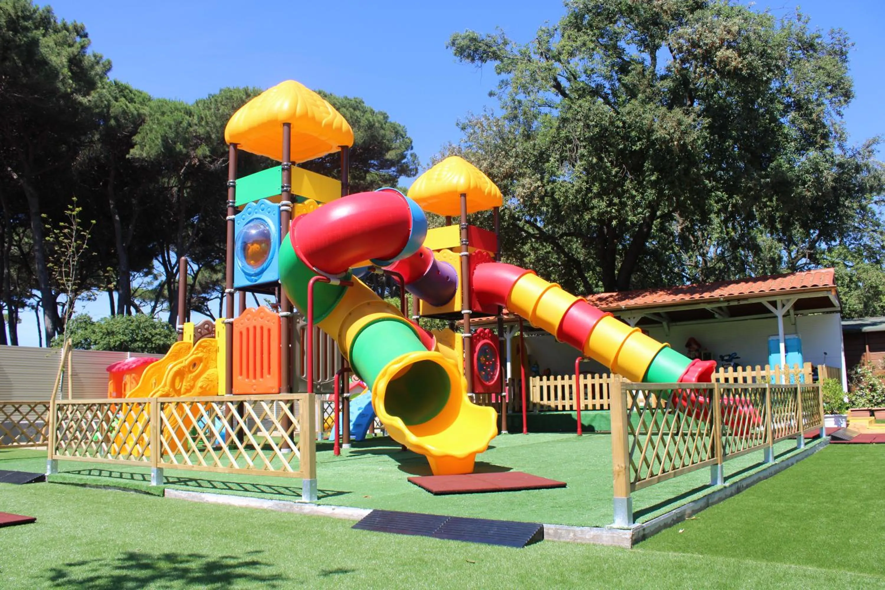 Children play ground in Campeggio Italia