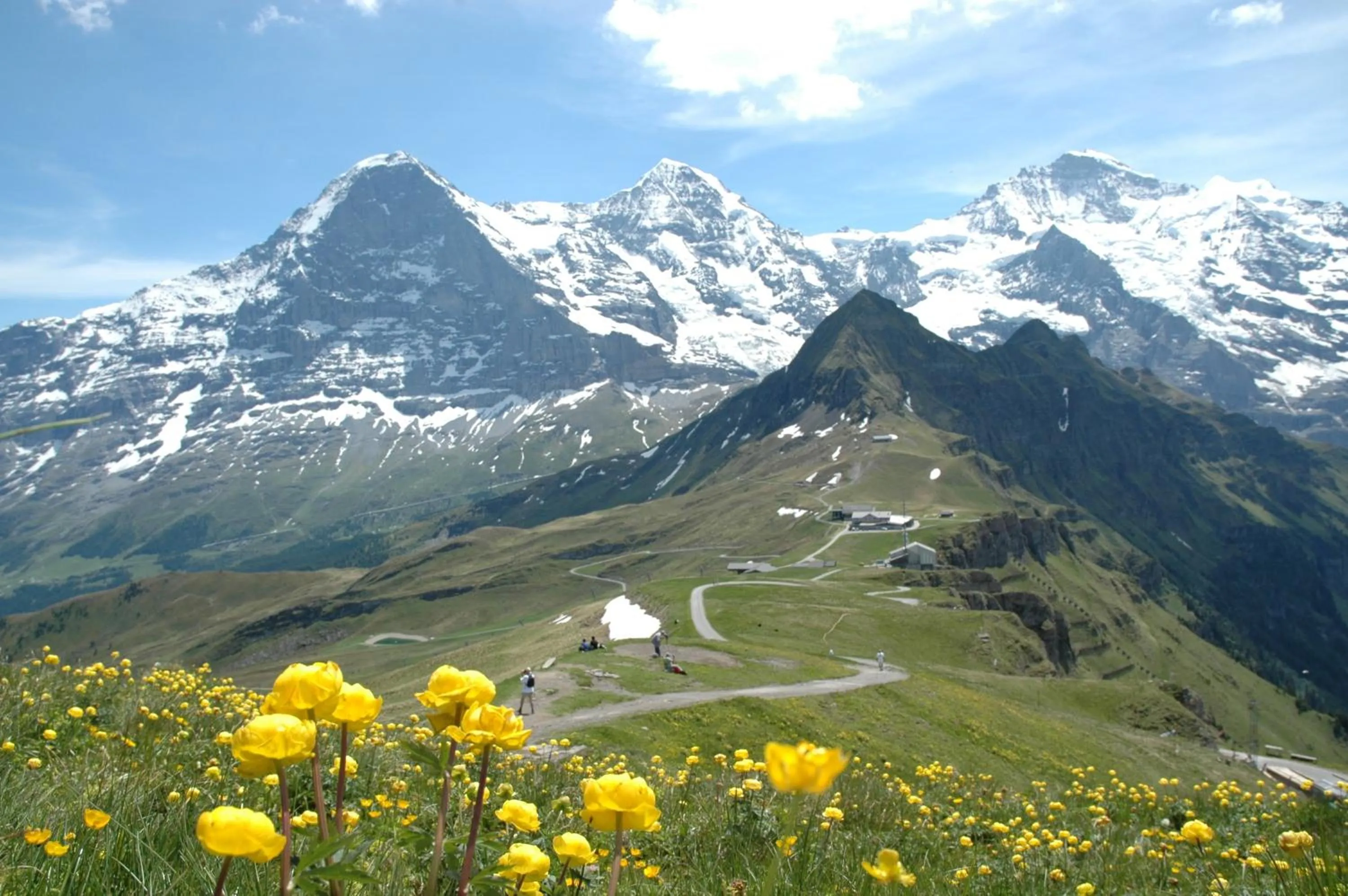 Area and facilities in Berghaus Männlichen