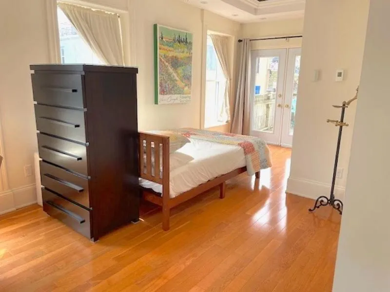 Bed in Water Street Condos