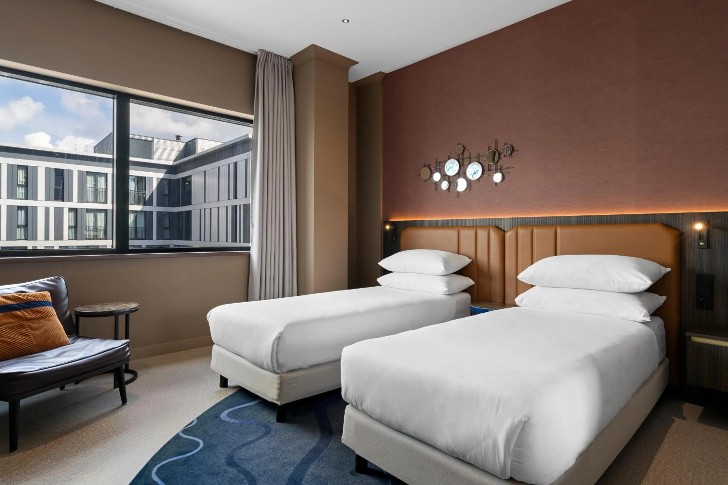 Bed in Corendon Urban Amsterdam Schiphol Airport Hotel