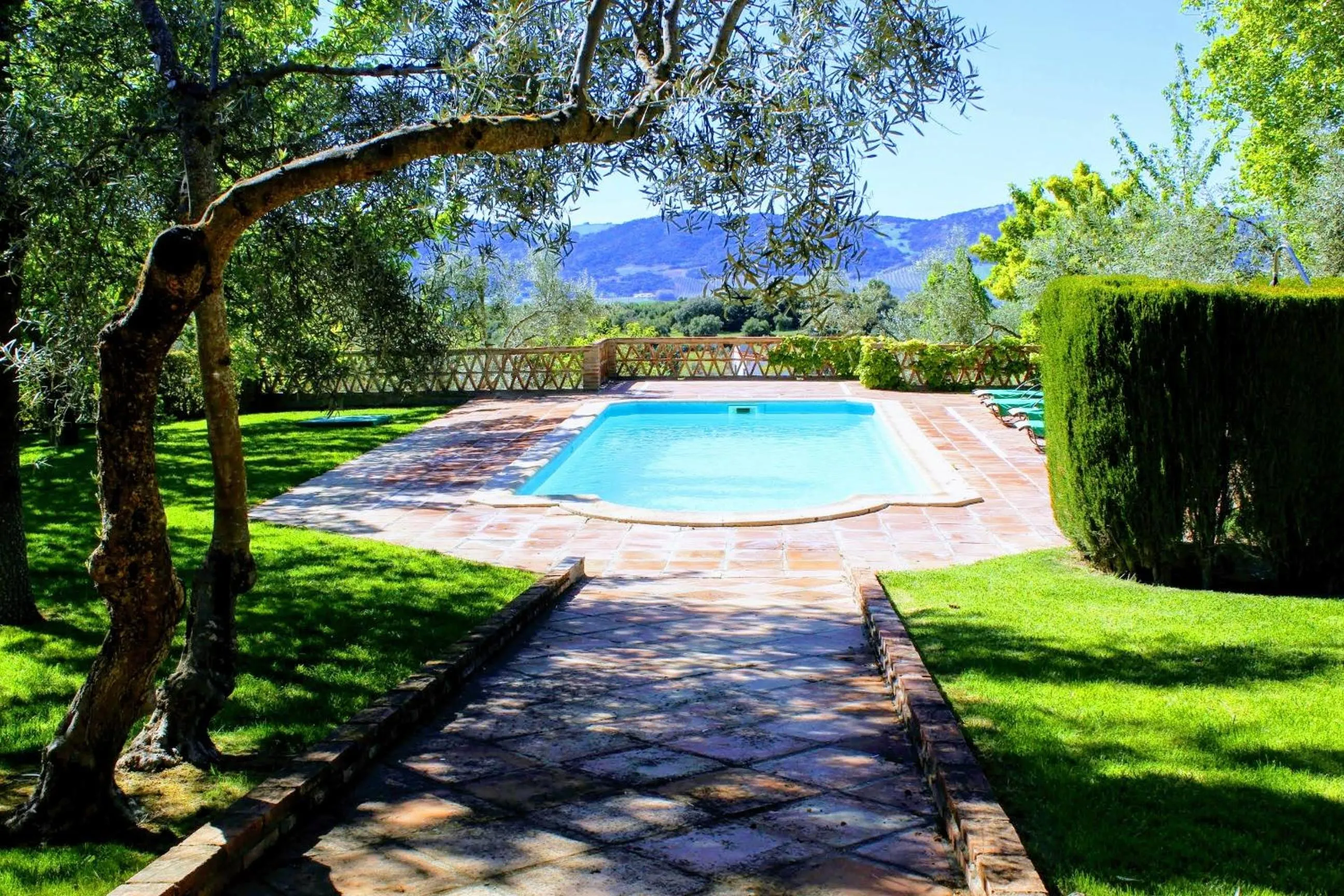 Pool view in Los Picachos 10
