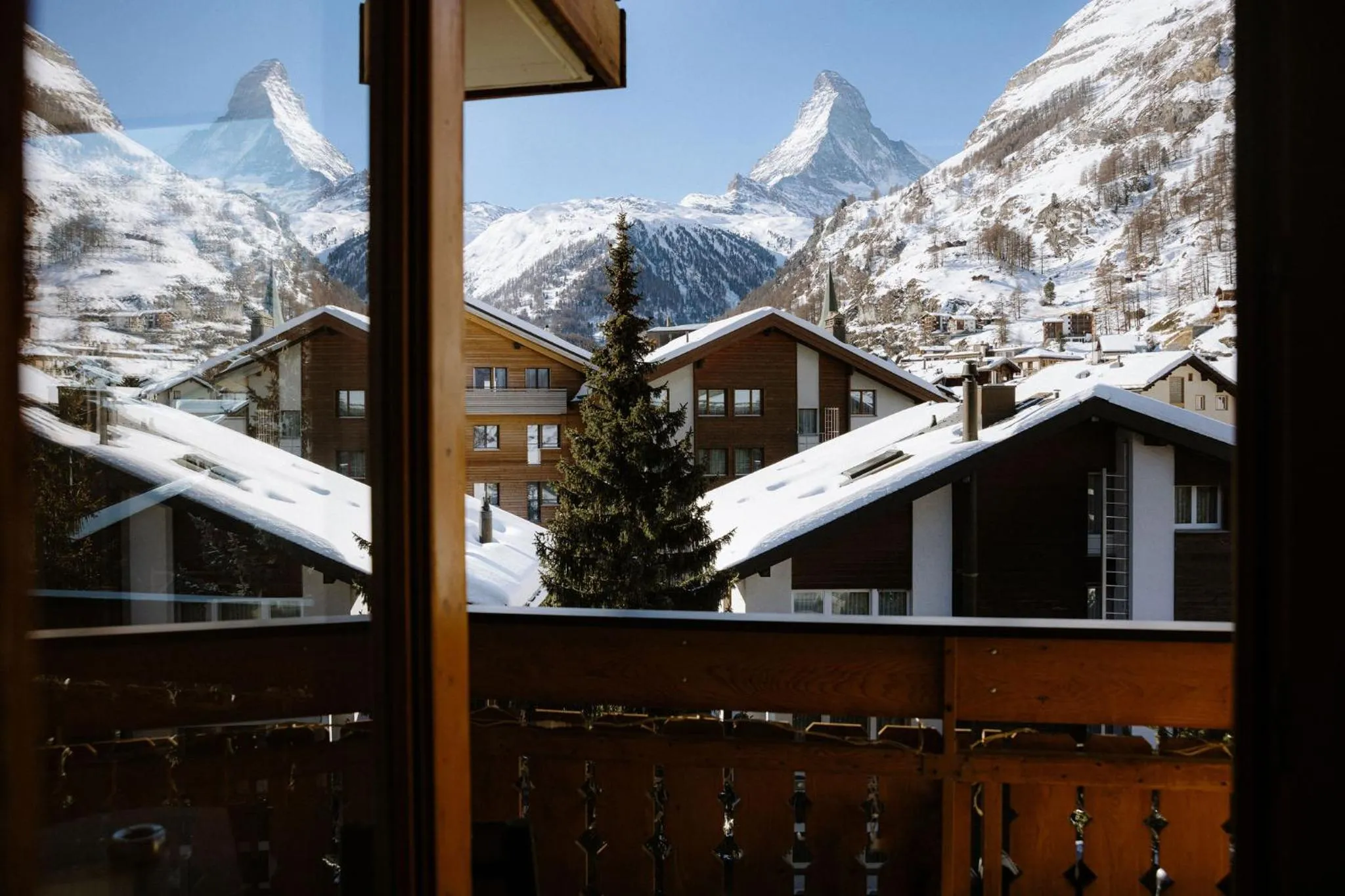 View (from property/room) in Alpine Hotel Perren