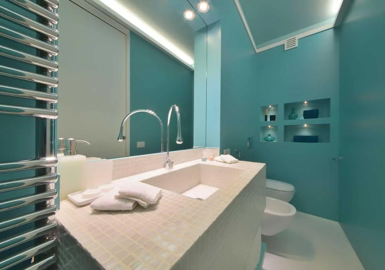 Bathroom in Villa Mares - sea view, free garage