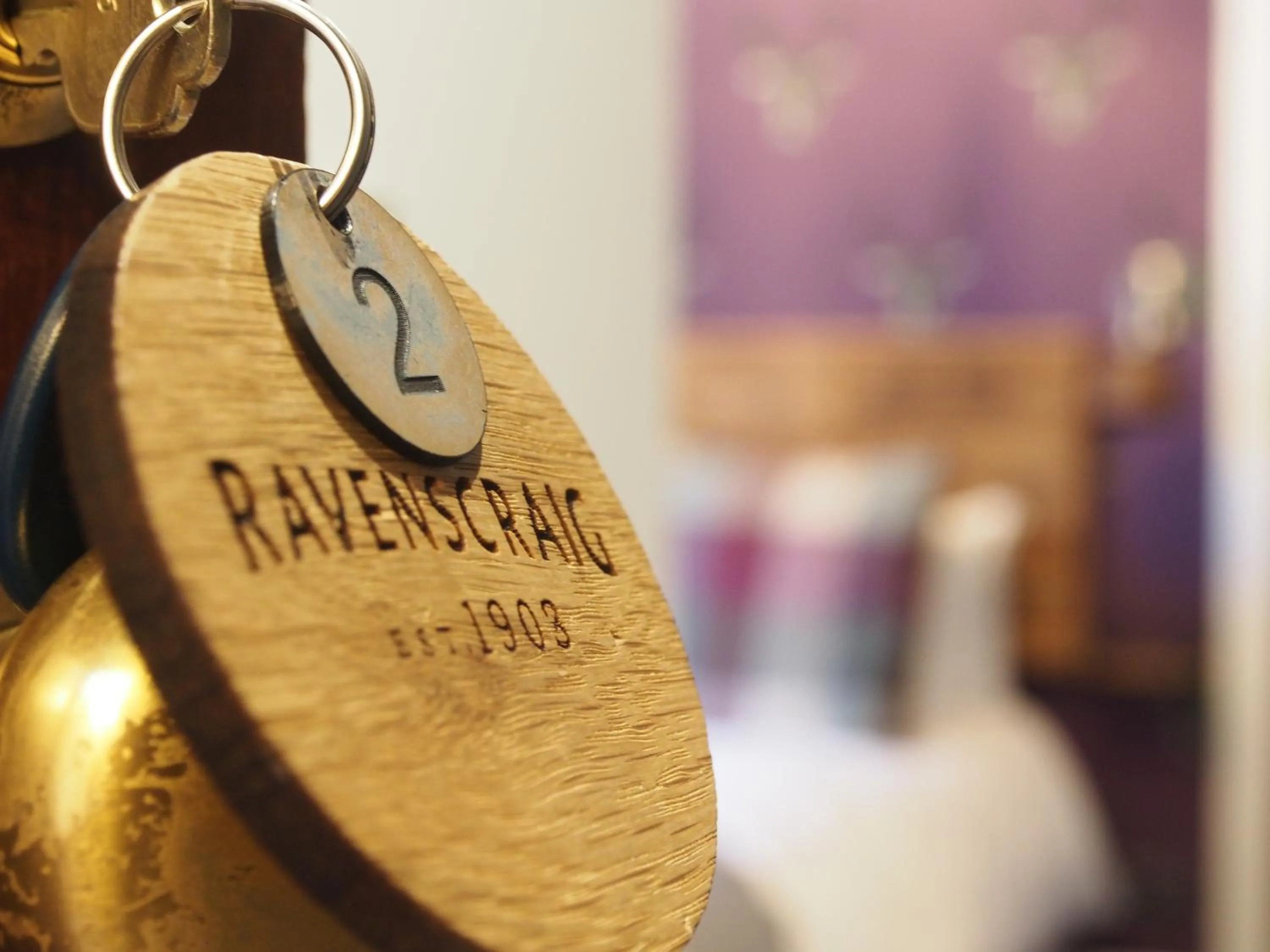 Bed in Ravenscraig Guest House