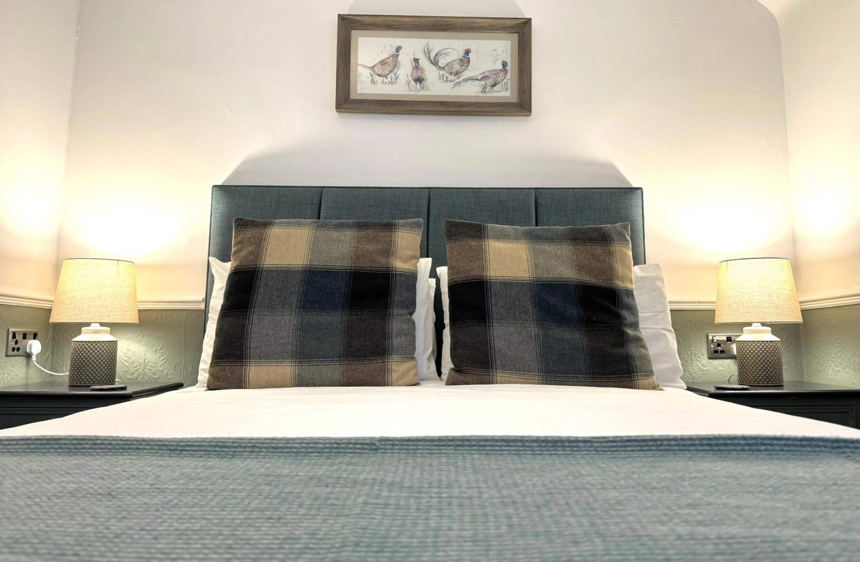 Bed in Ravenscraig Guest House