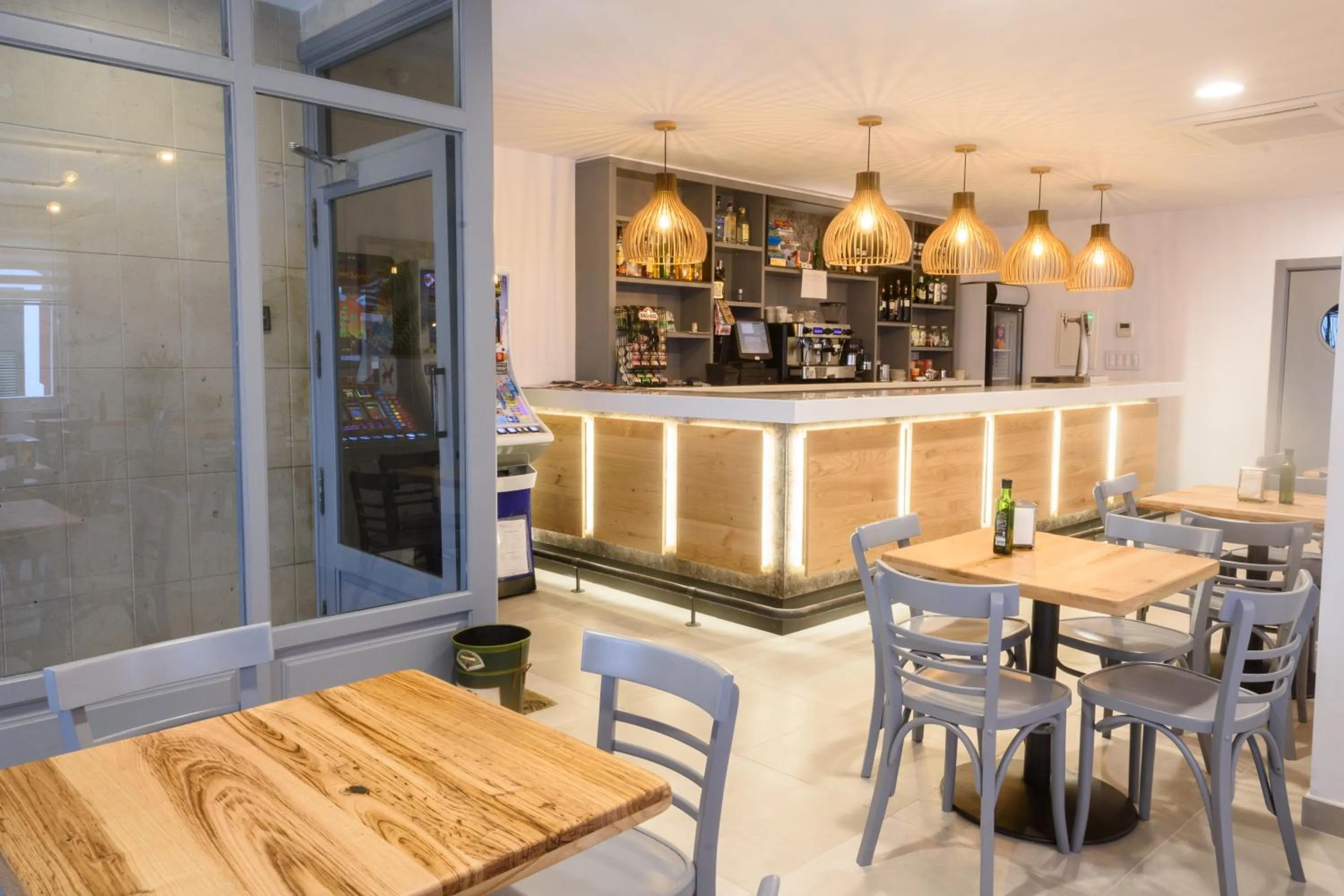 Lounge or bar in Hostal La Isla