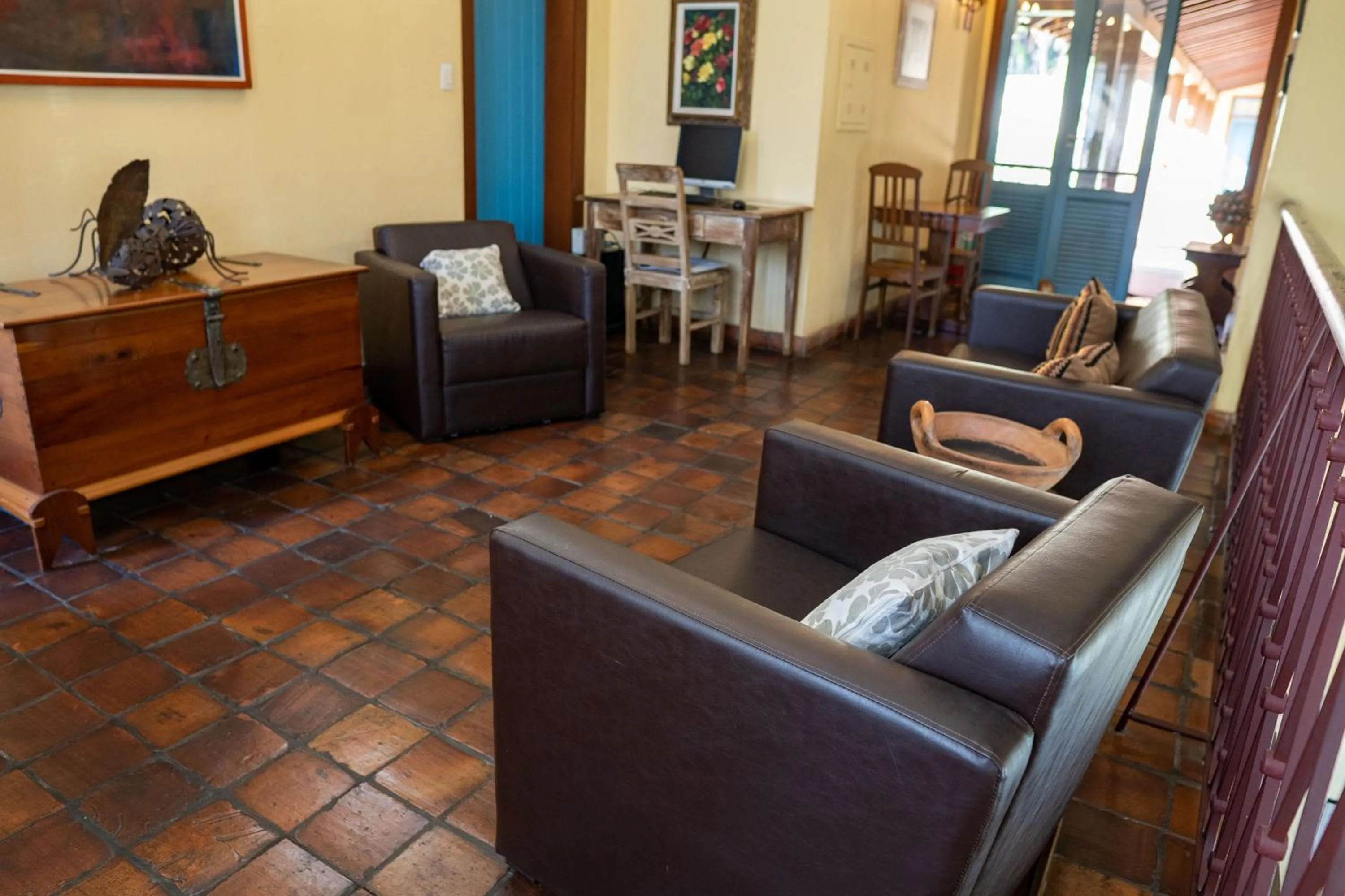 Living room in Pousada Rotunda