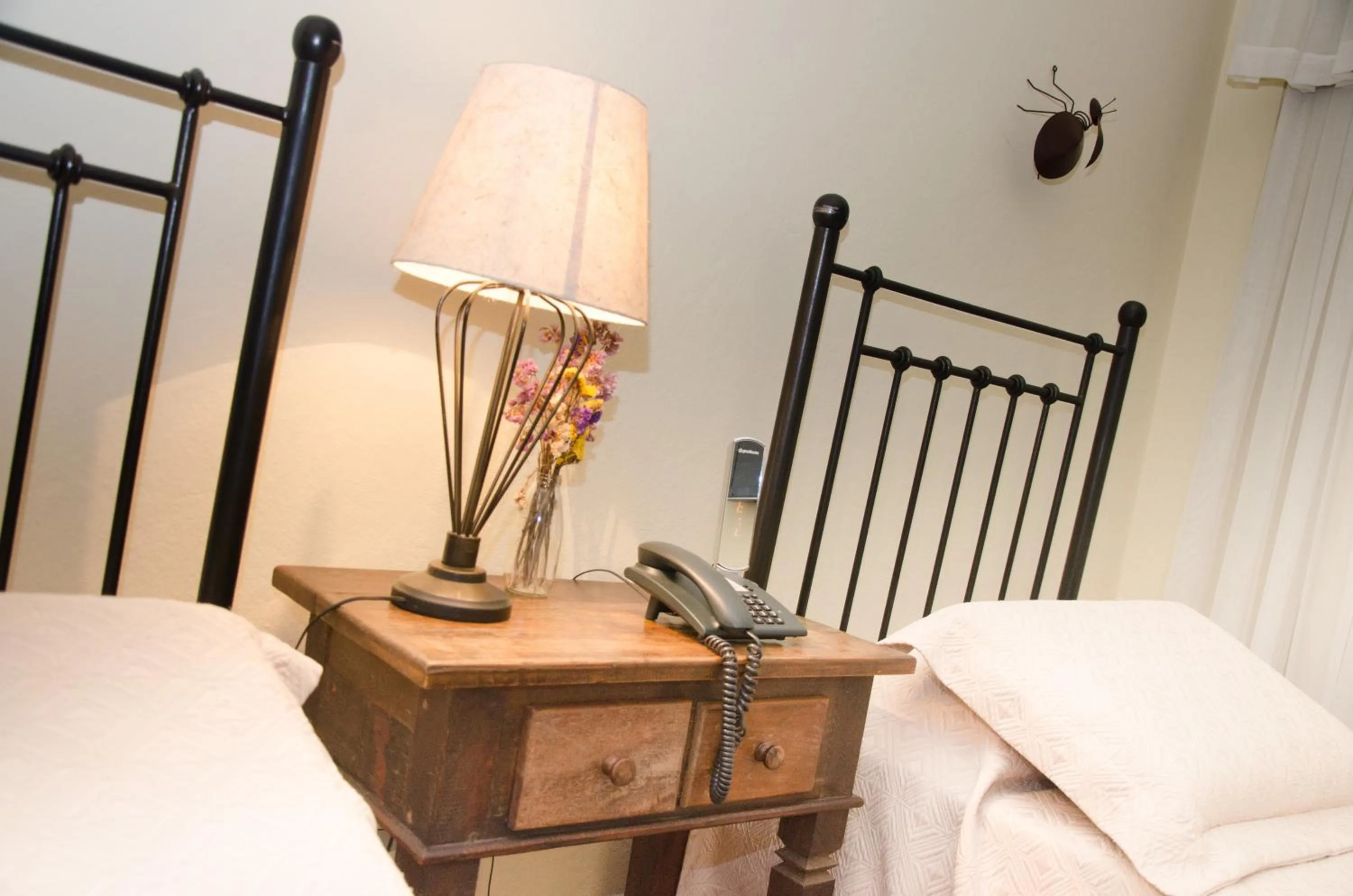 Decorative detail, Bed in Pousada Rotunda