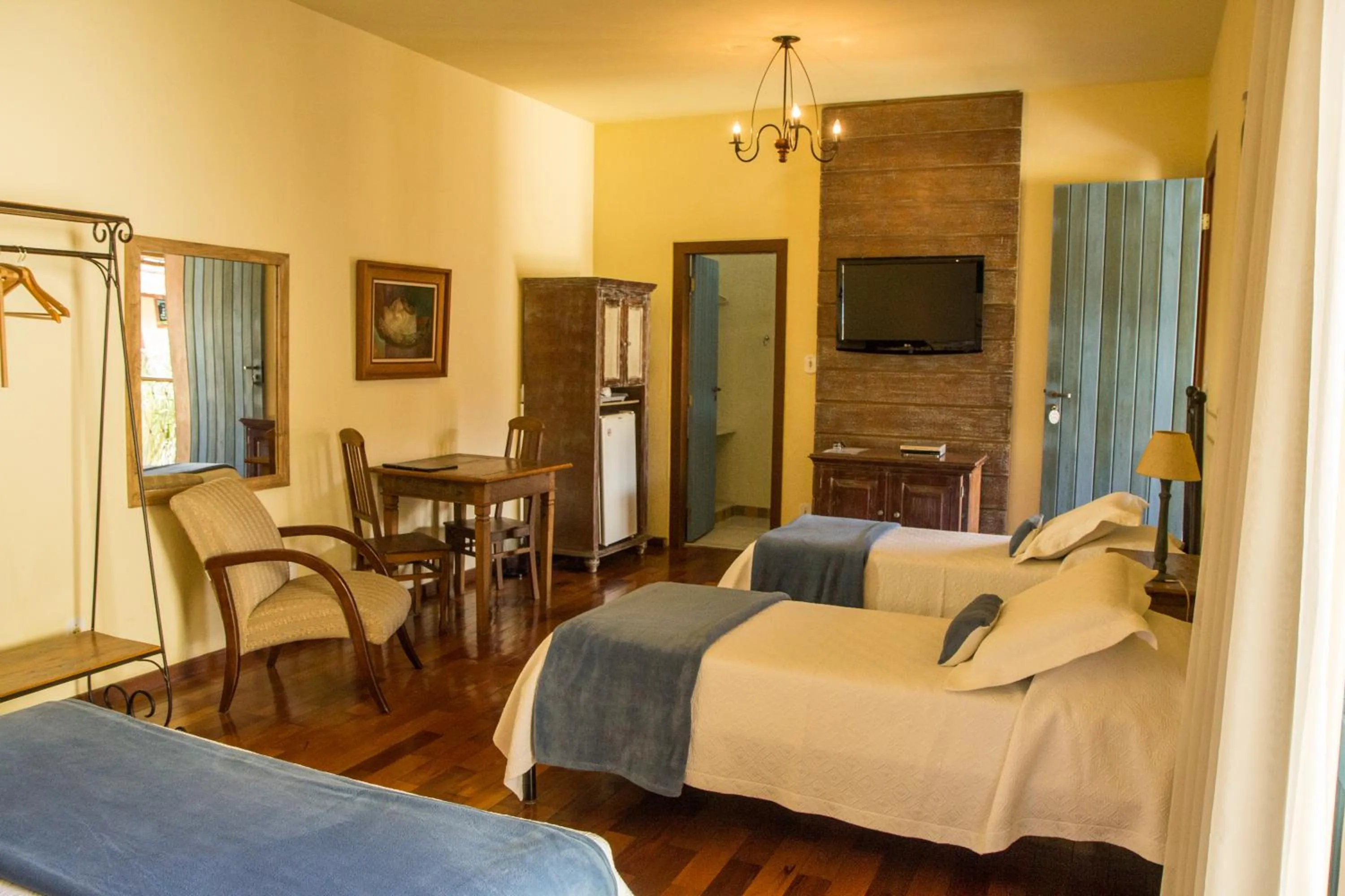 Bed in Pousada Rotunda